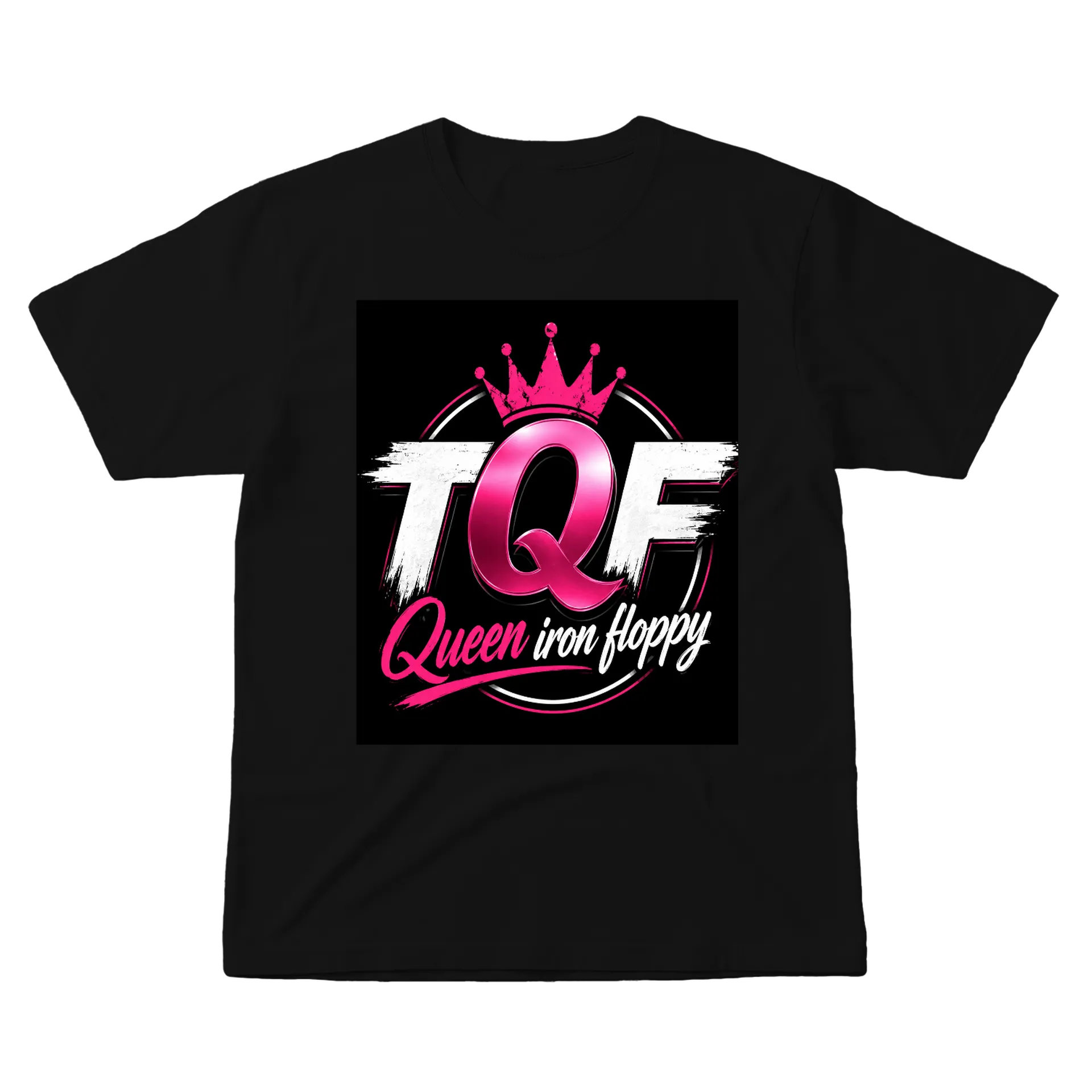 Camiseta Estampa Queen Iron Floppy 100% Algodão - Imagem 1