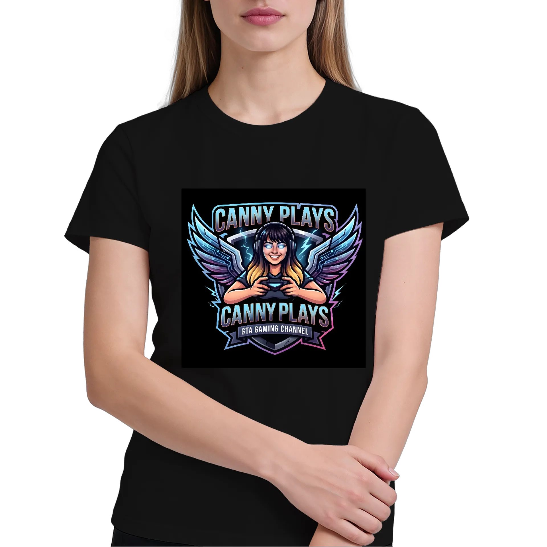 Camiseta Canny Plays Logo Gamer 100% Algodão - Imagem 2