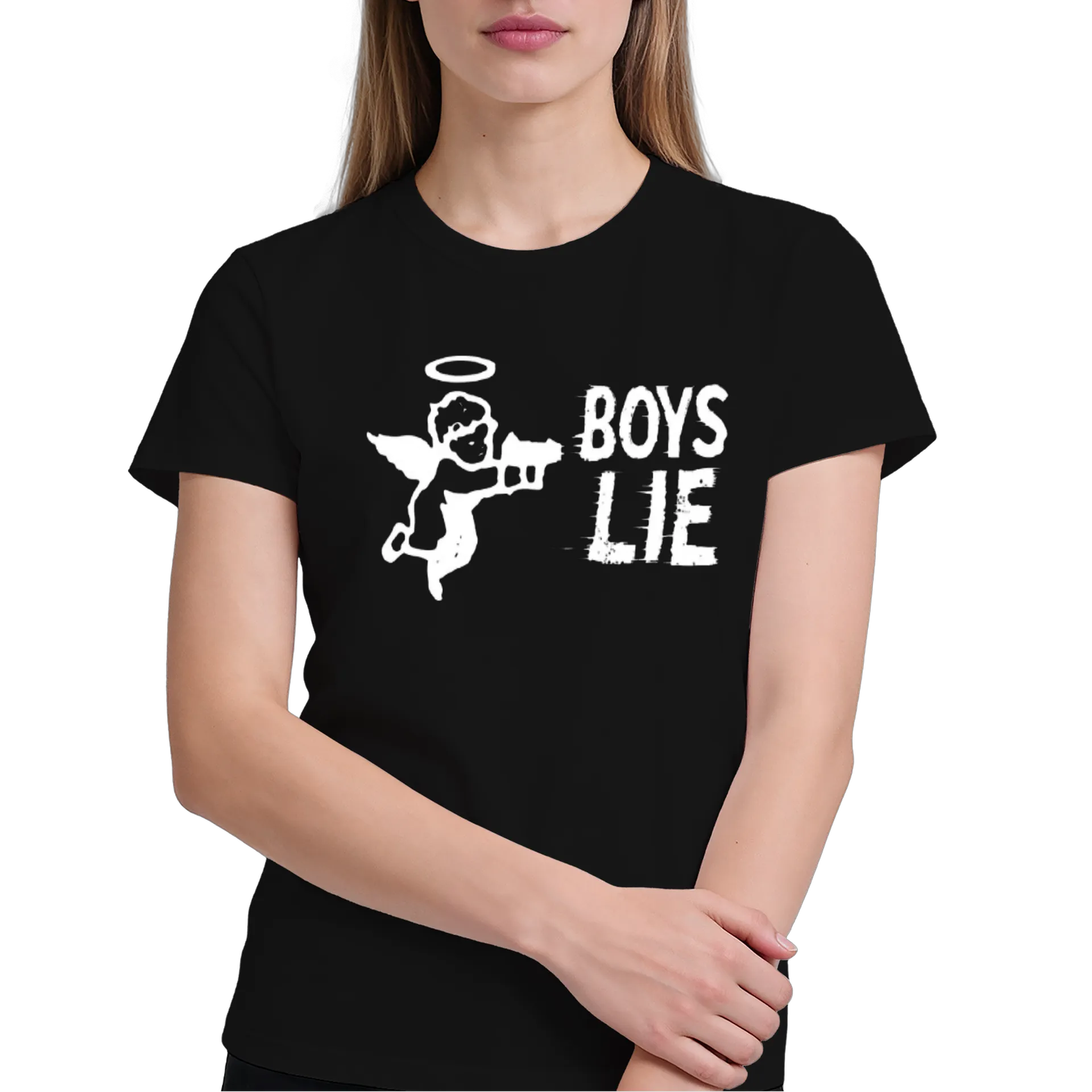 Camiseta Graphic Tee "Boys Lie" – Urban Style - Imagem 4