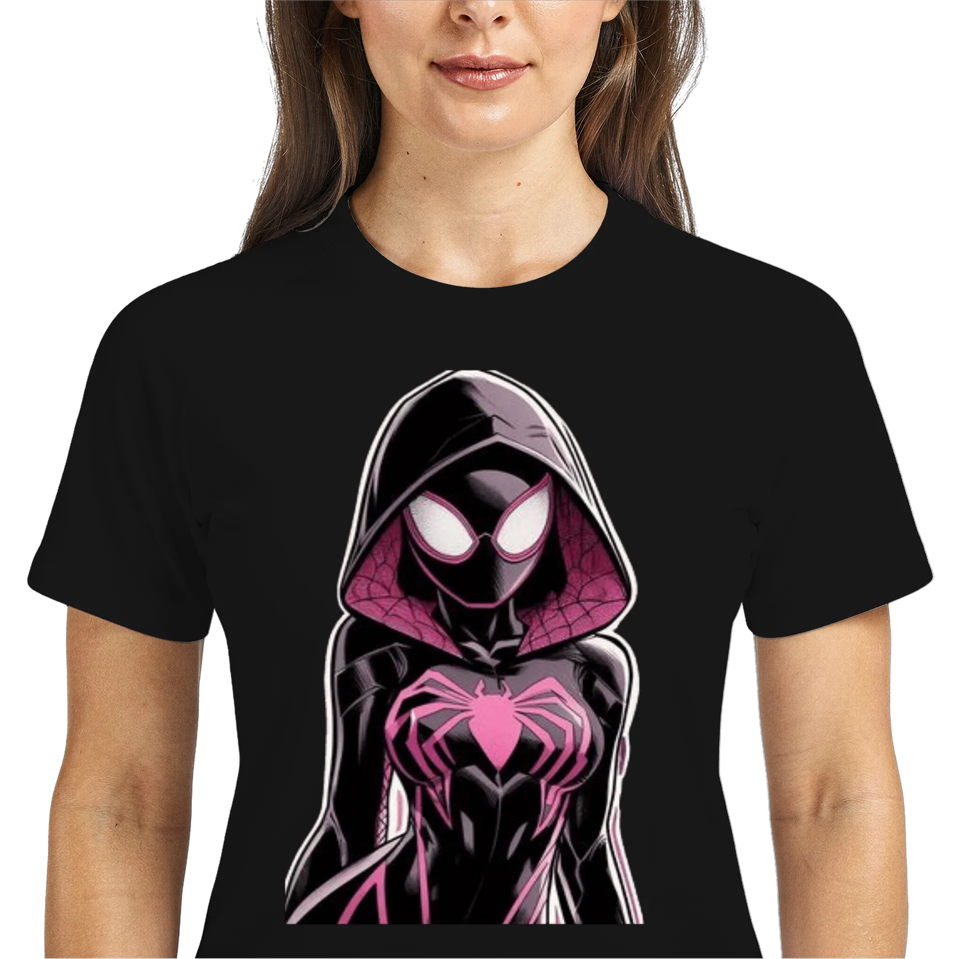 Camiseta Dry Fit Aranha Estilo Cartoon 100% Algodão - Imagem 3