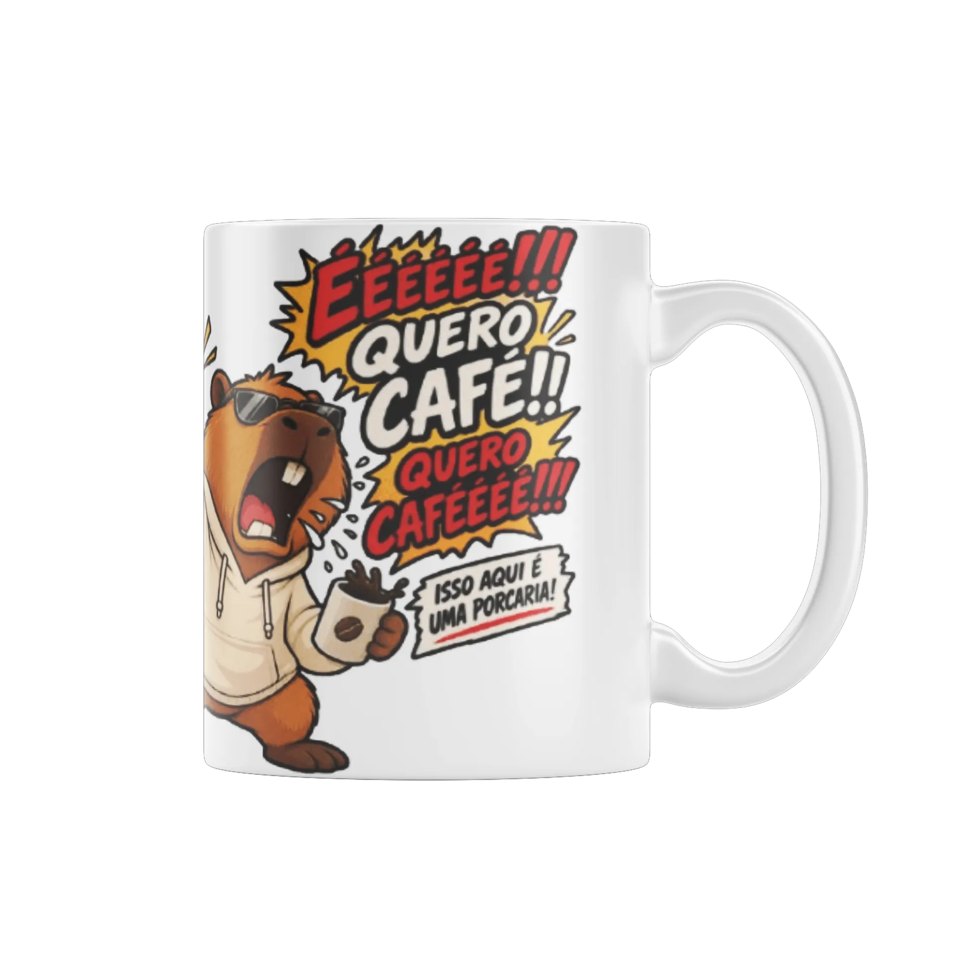 Caneca Capi - Quero Cafééé!! - Imagem 1