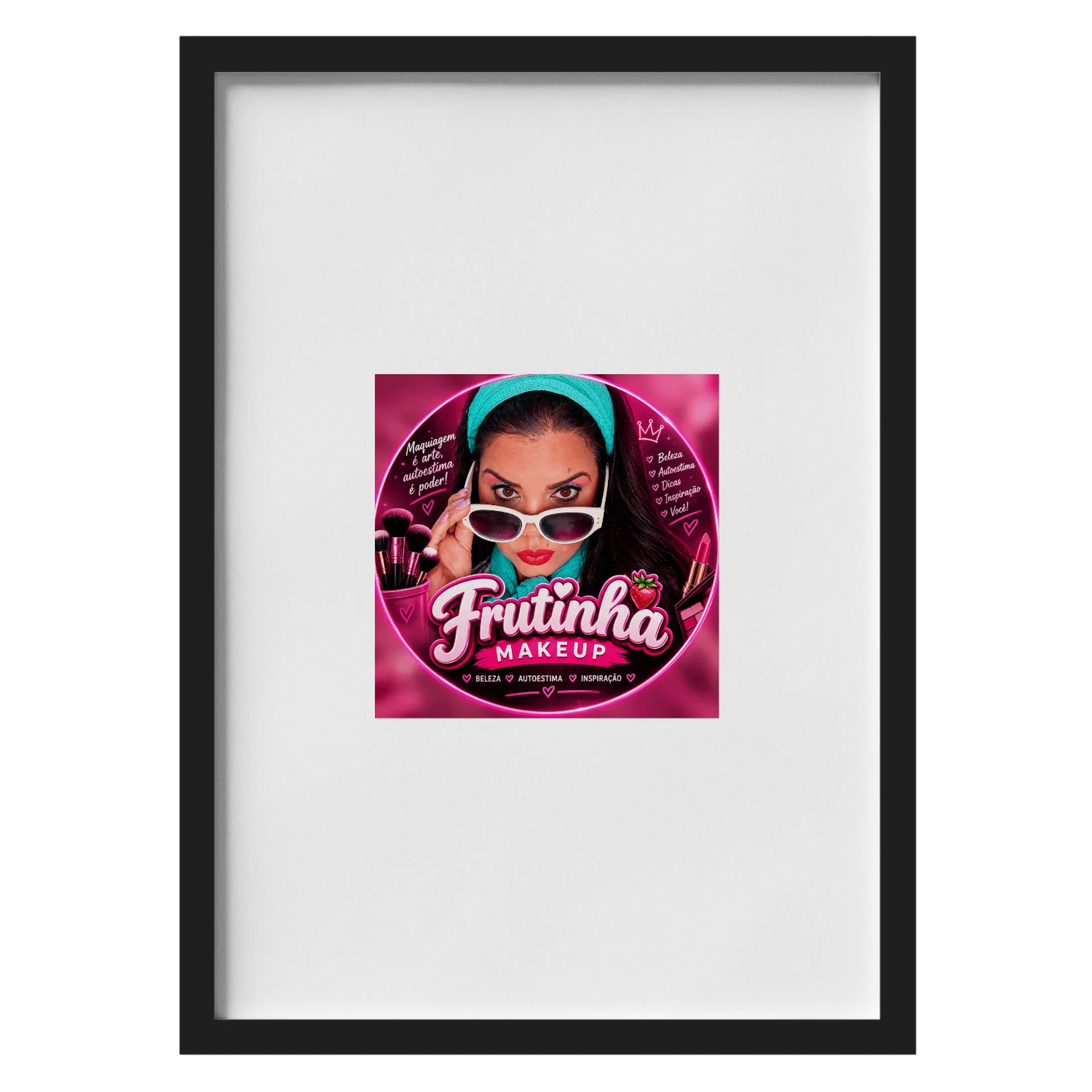 Quadro A3 personalizado Com Vidro - Imagem 1
