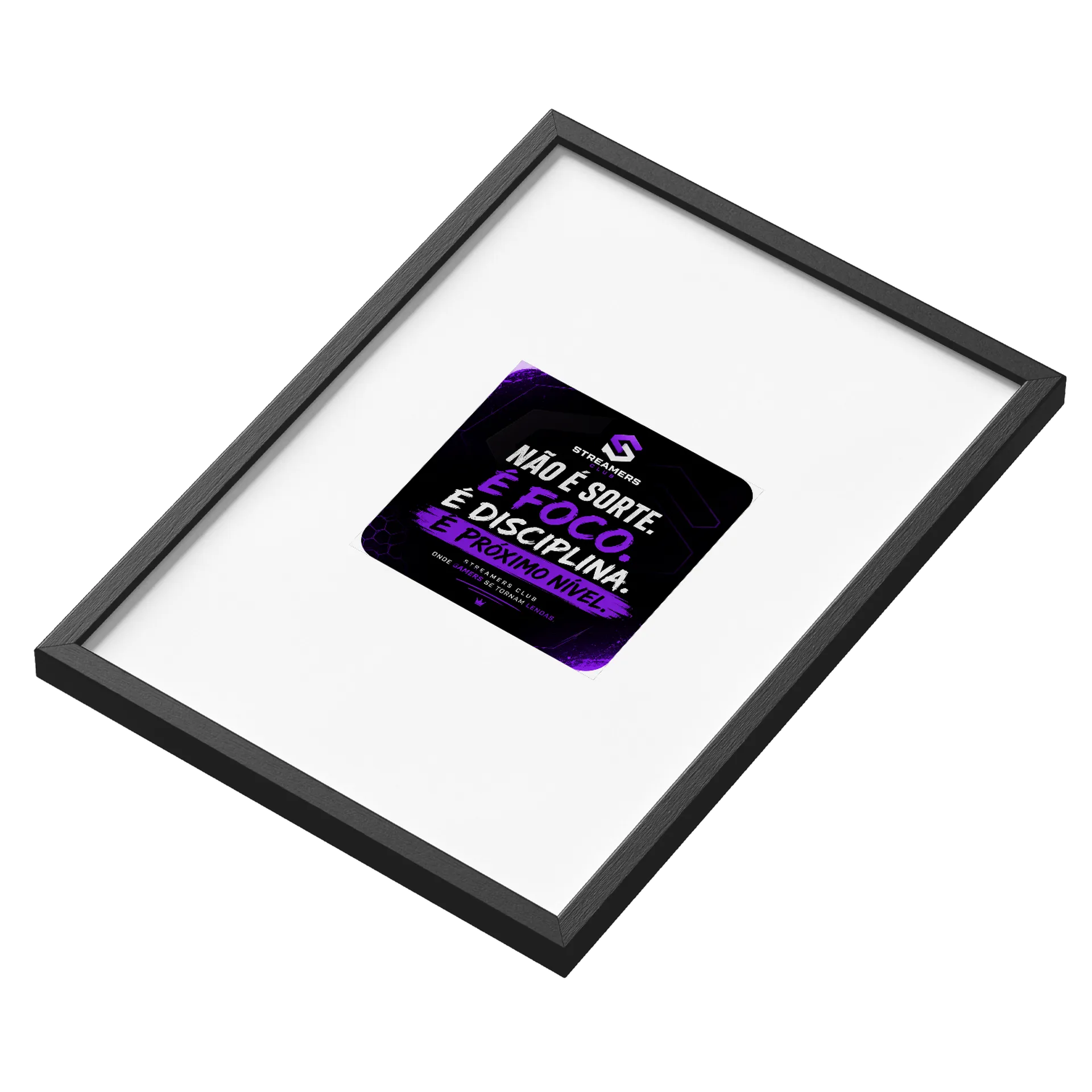 Quadro Estampa Logo Streamers Club A3 MDF e Vidro de Diva — imagem 3 de 3