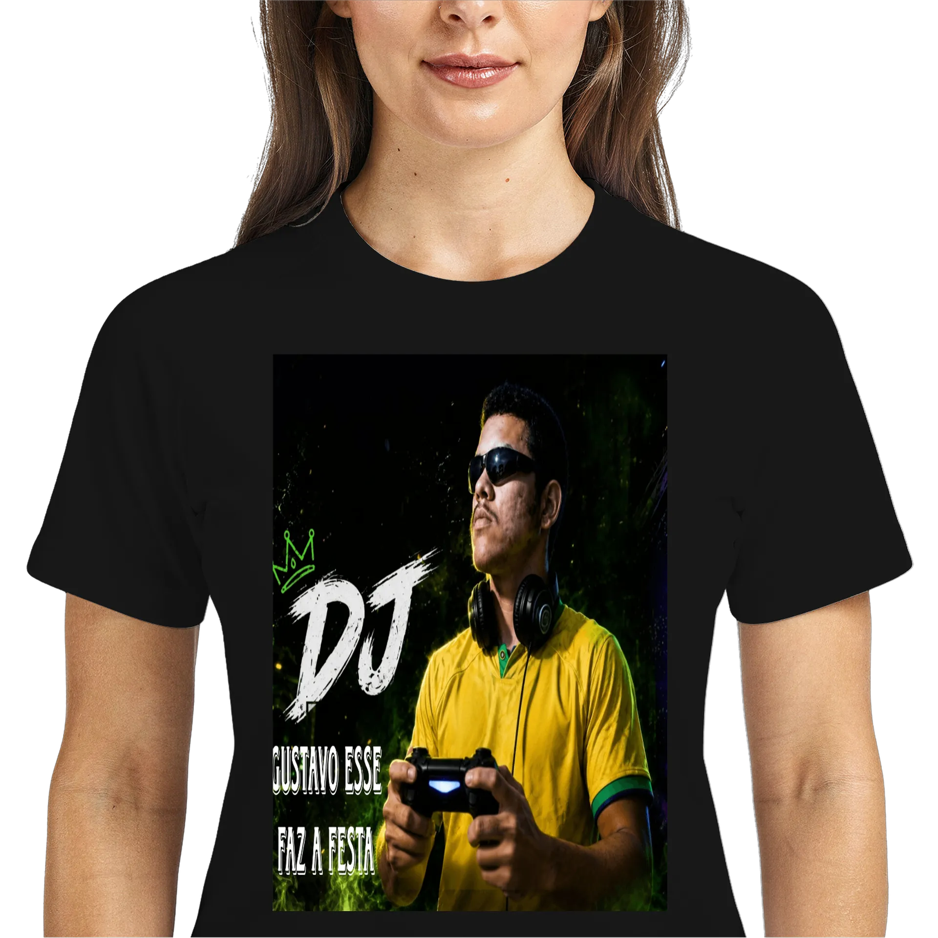 Camiseta DryFit de DJ Gustavo Esse Faz a Festa Store 🛍️ — imagem 3 de 6