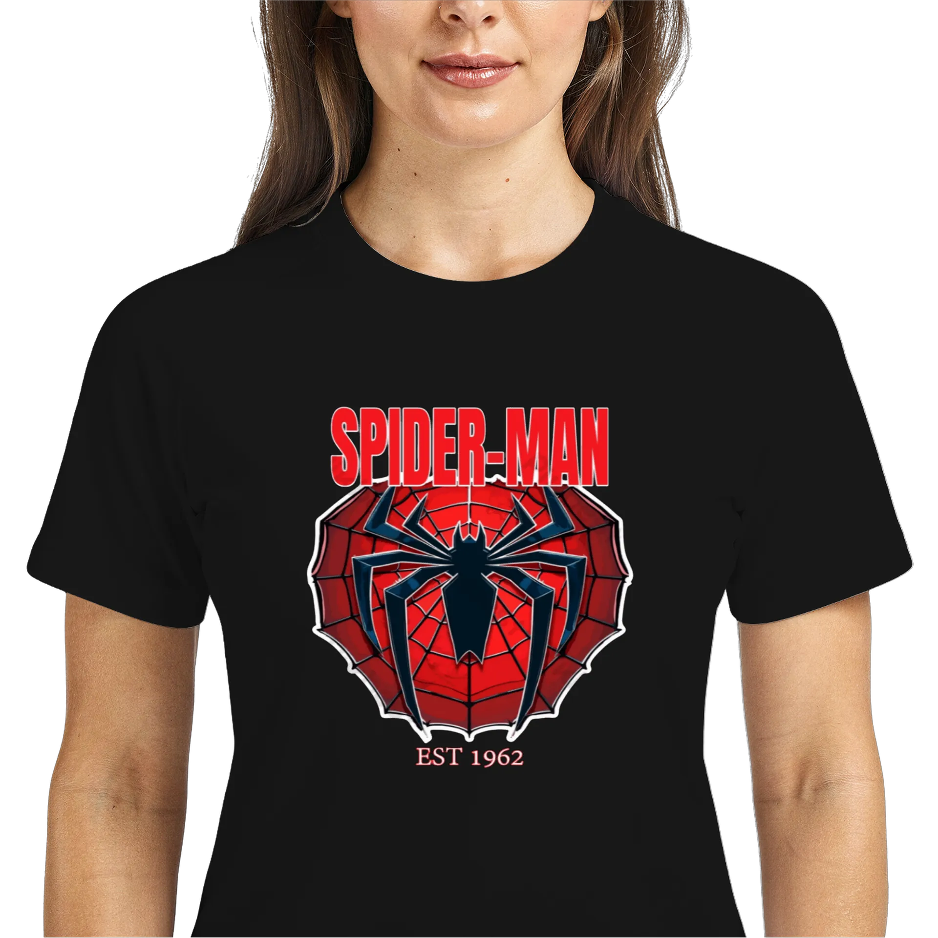 Camiseta Dry Fit Aranha Spider-Man Estampa Colorida - Imagem 3