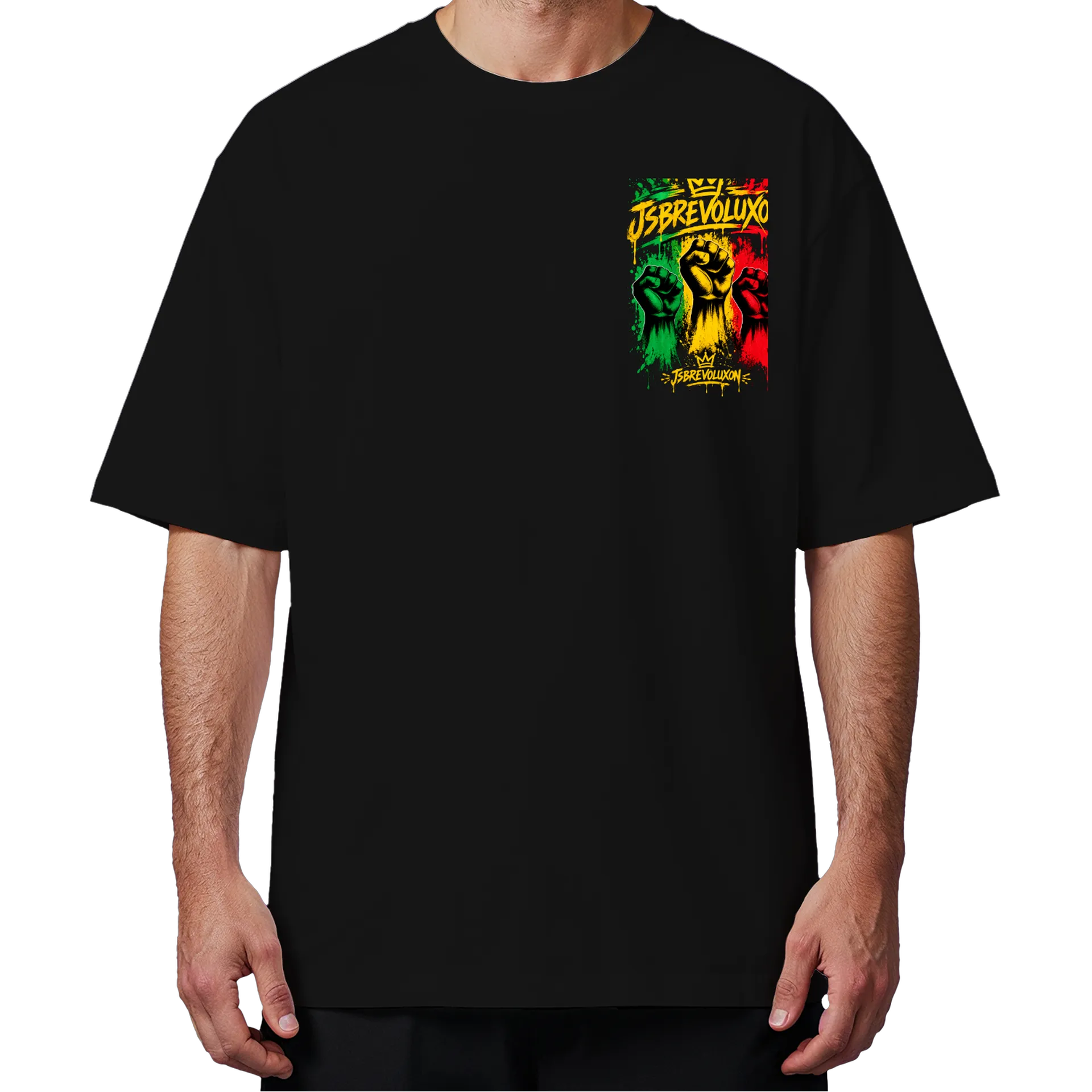 Camiseta jsbrevoluxon Oversized - Imagem 4