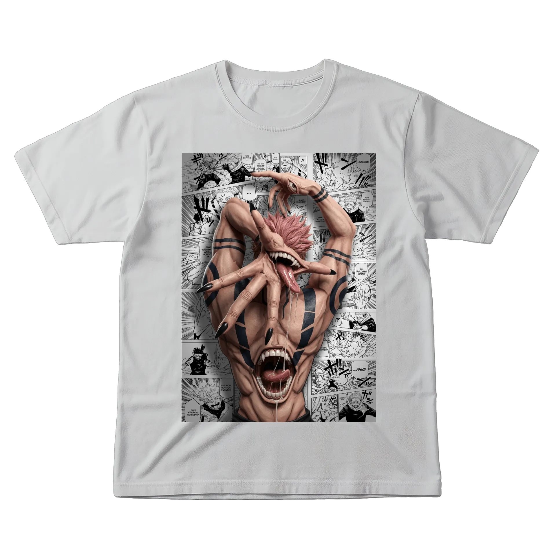 Camiseta Sukuna 3D - Imagem 1