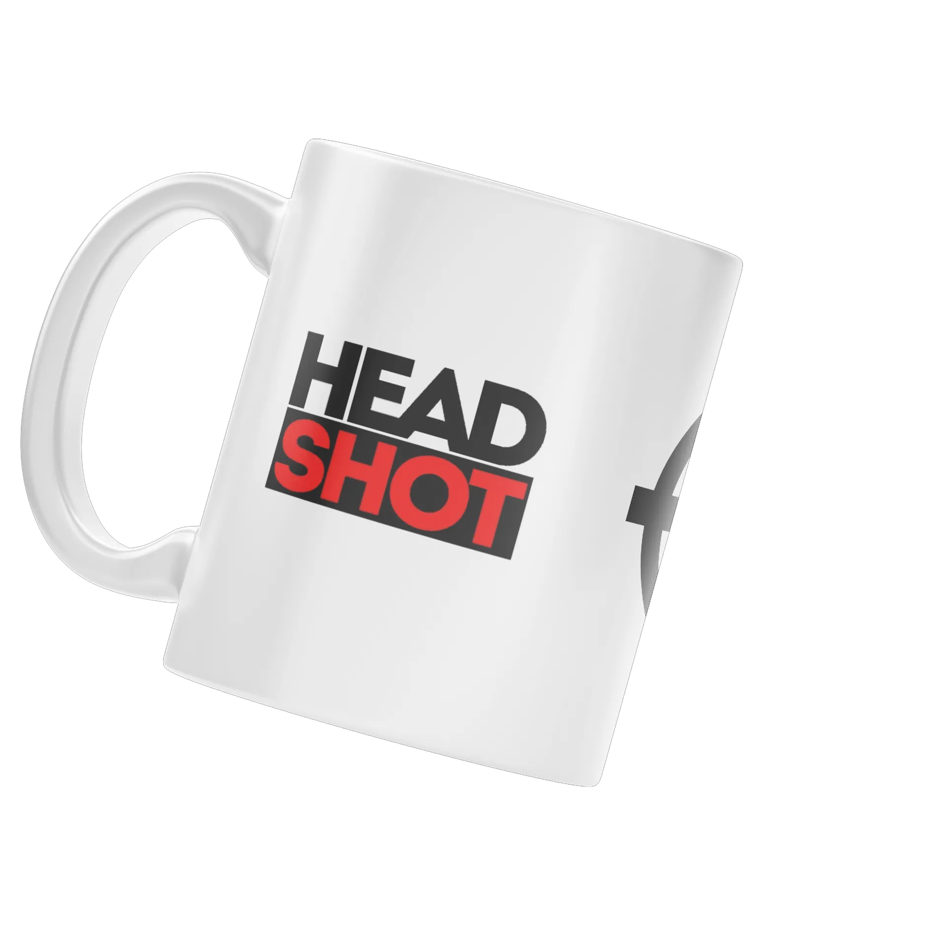 Caneca Porcelana Estampa Headshot 325ml de Luanxl7