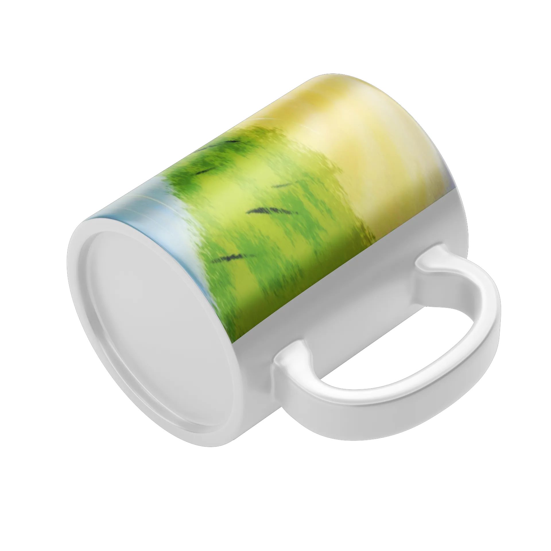Caneca Paisagem Rural Estrada Entre Campos 325ml - Imagem 4
