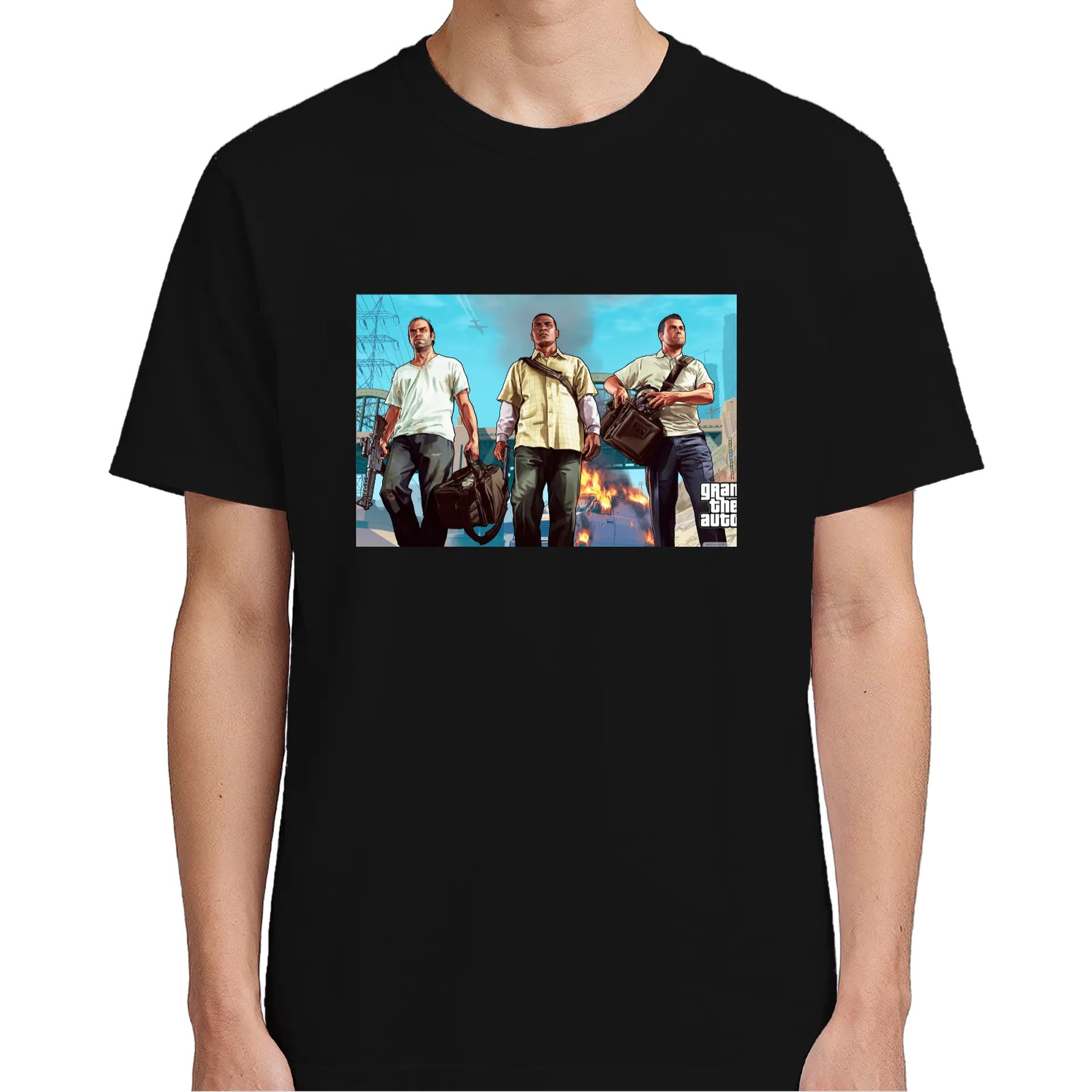 Camiseta personalizada Gta5 de Marcos Caroço Geek — imagem 4 de 6