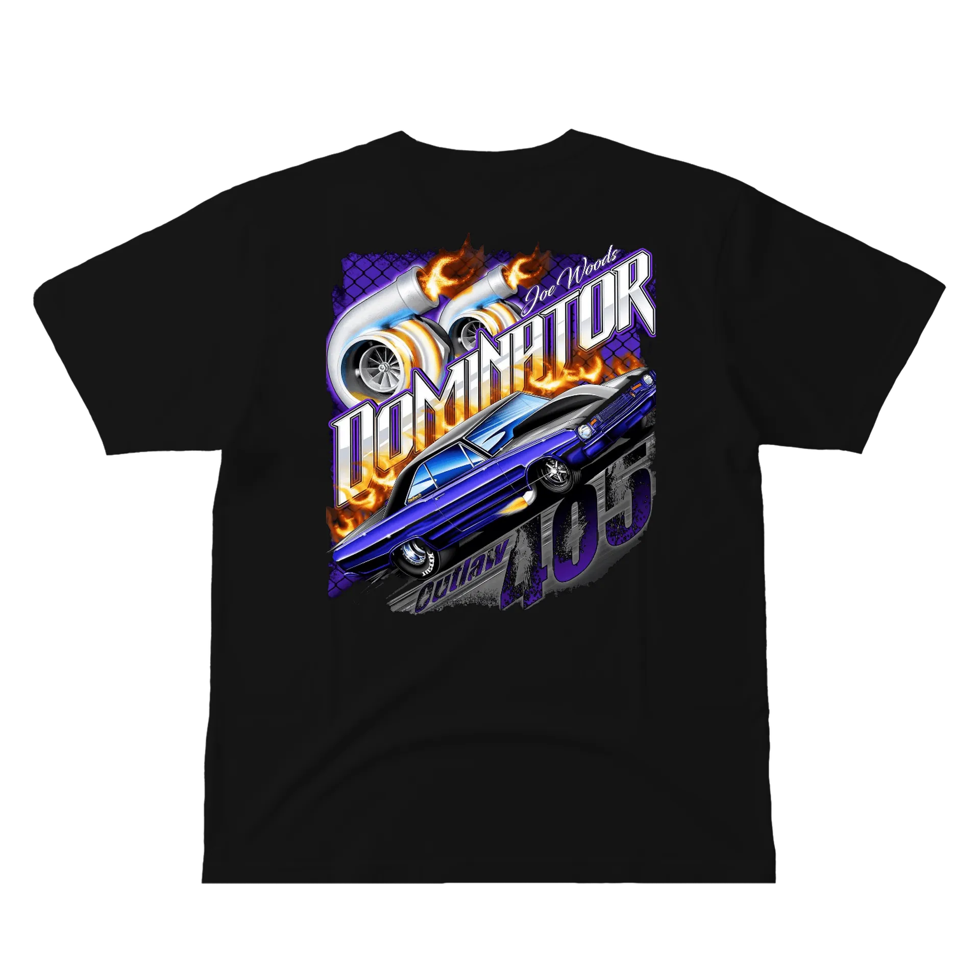 Camiseta 405 Street Outlaws Dominator 100% algodão - Imagem 3