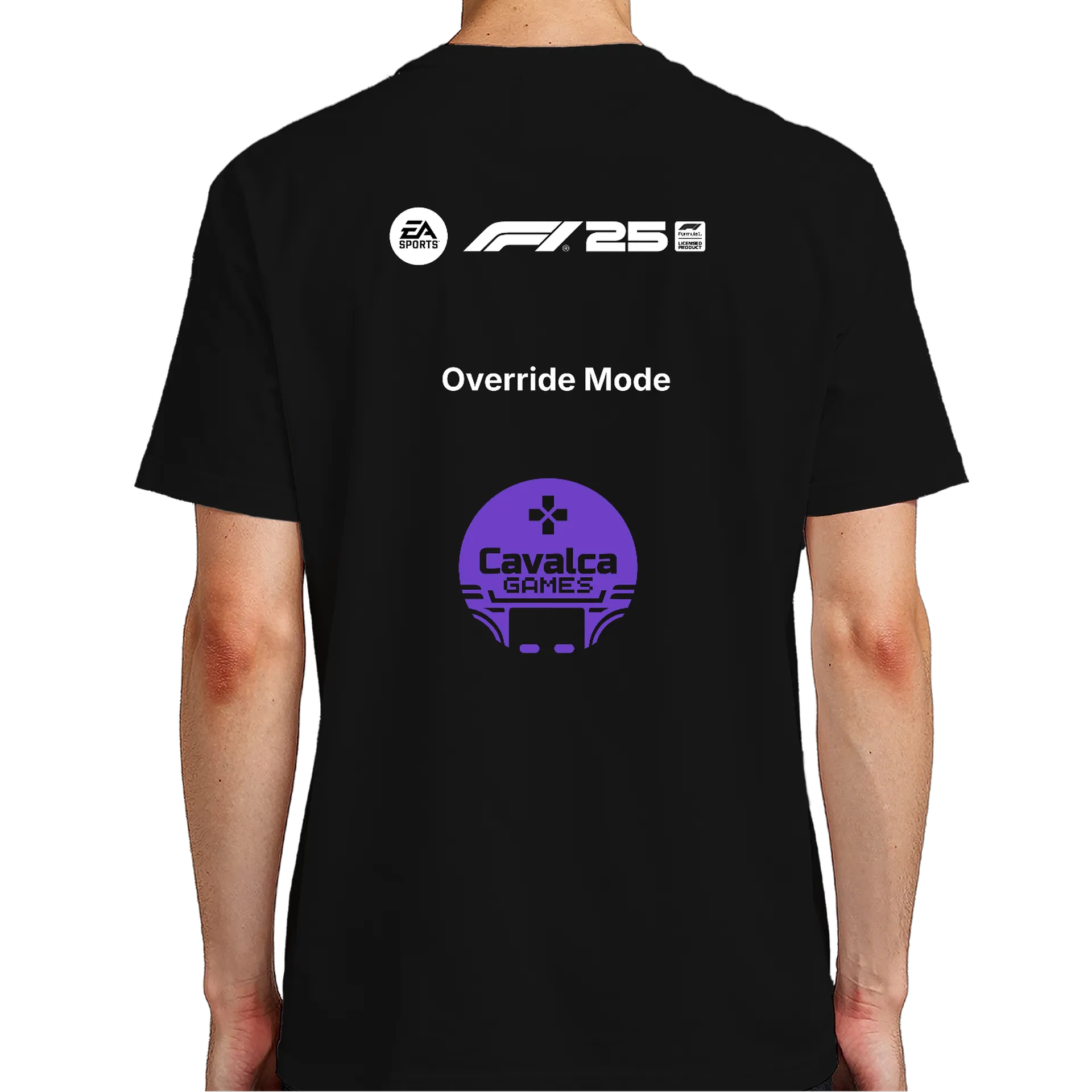 Camiseta Logo CavalcaGames 100% Algodão Preto de Cavalcamatheus — imagem 6 de 6