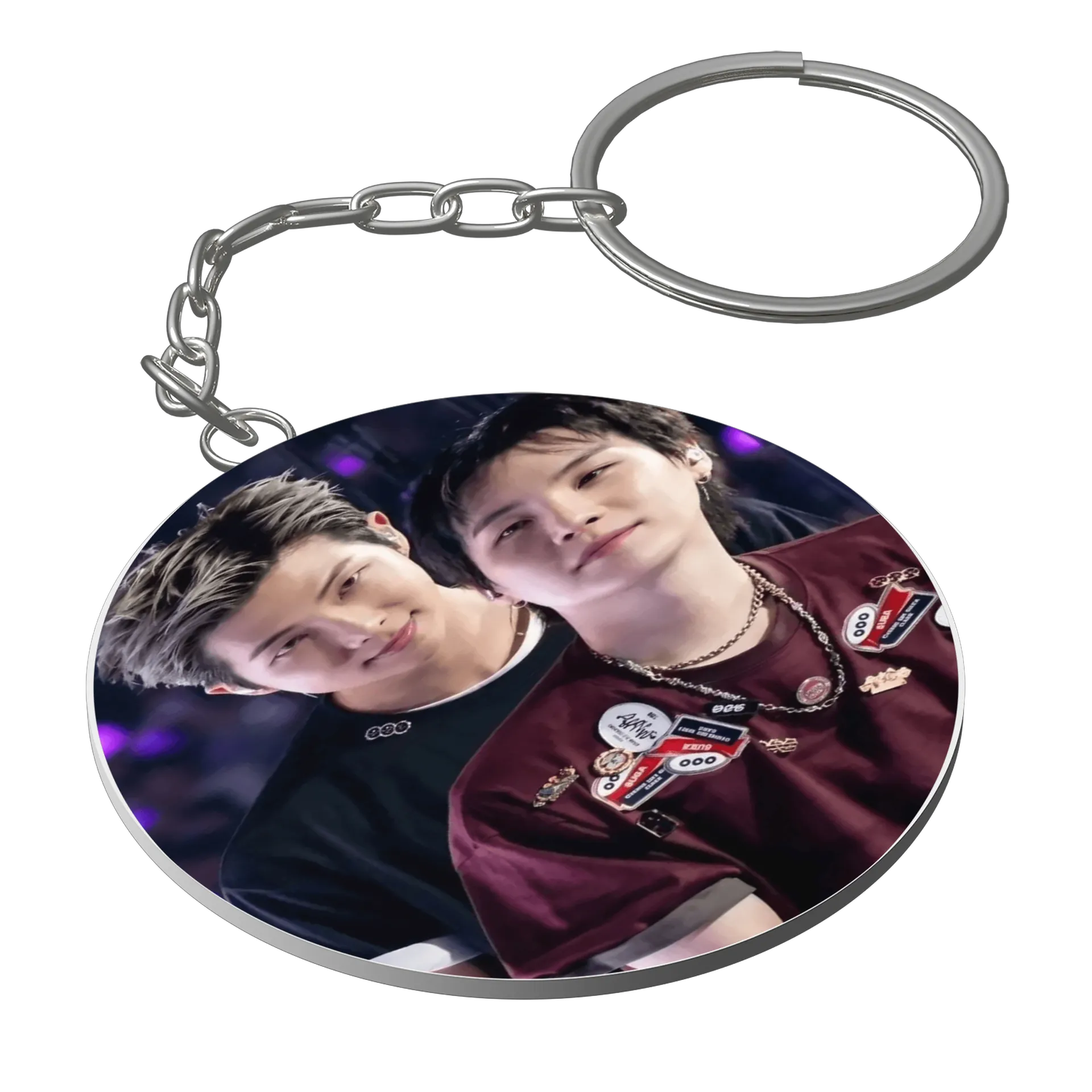 Chaveiro personalizado RM e suga BTS  de jaquelinevitoria765 — imagem 1 de 3