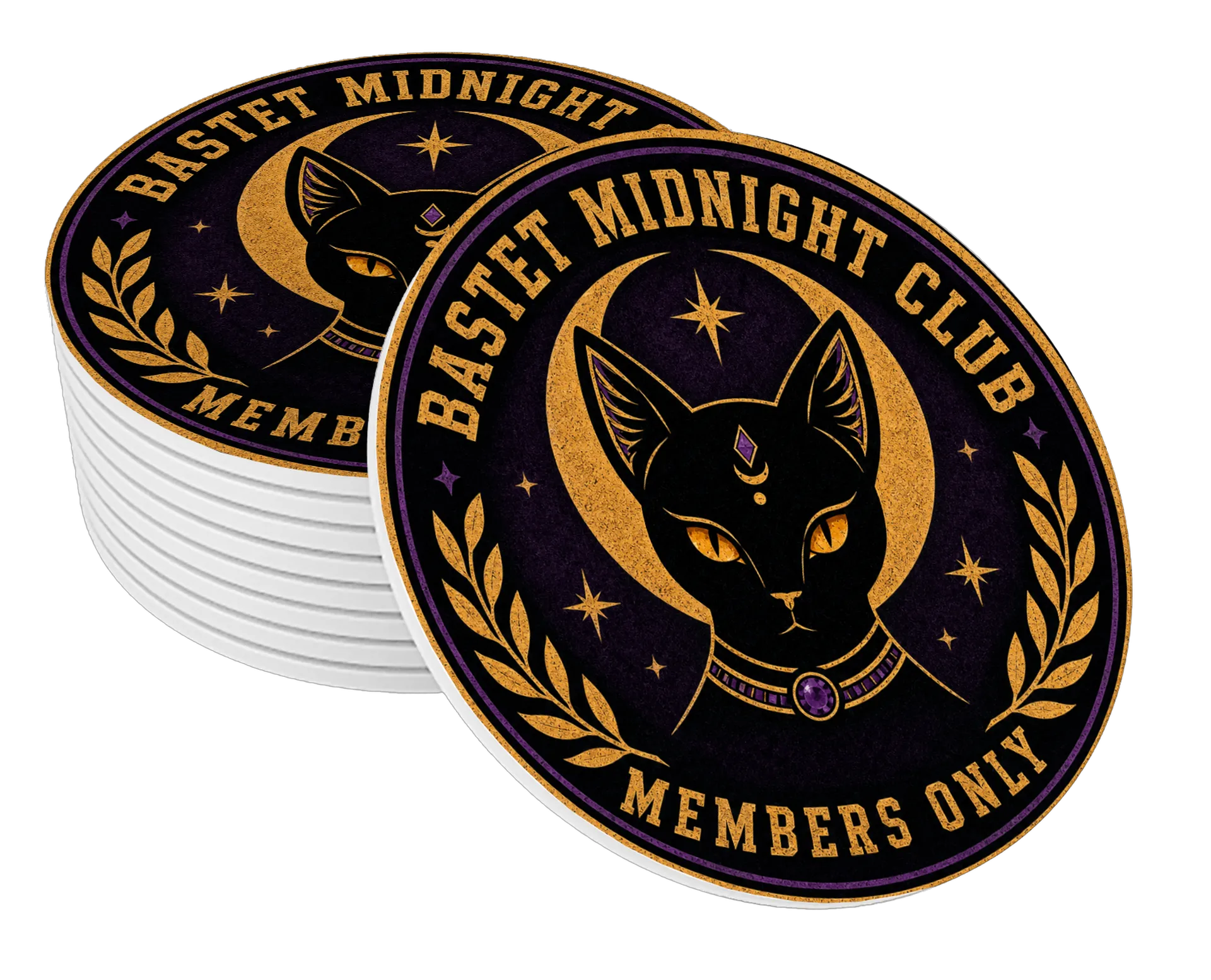 Porta-copo Bastet Midnight Club - Imagem 1