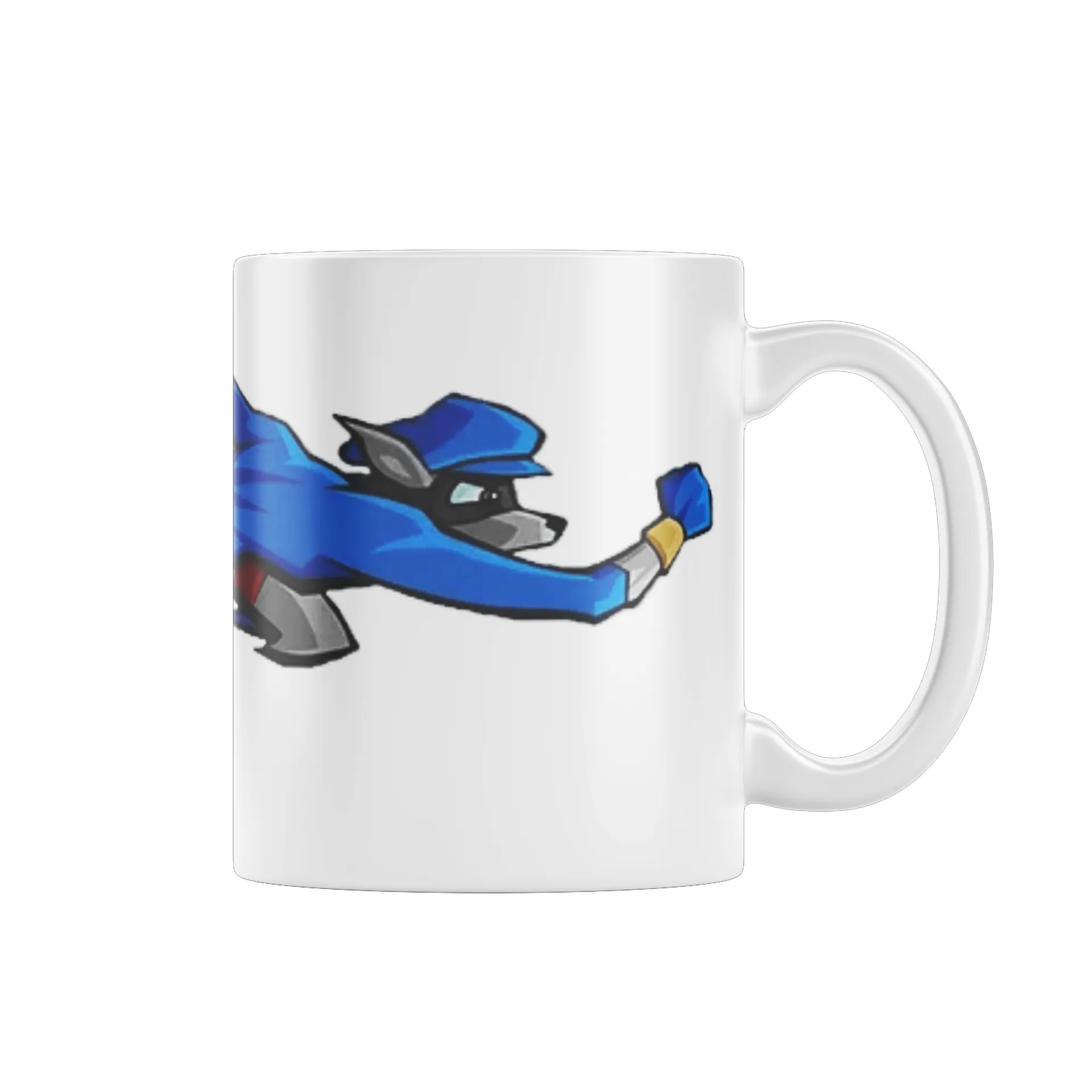 Caneca Porcelana Ladrão Azul 325ml - Imagem 1