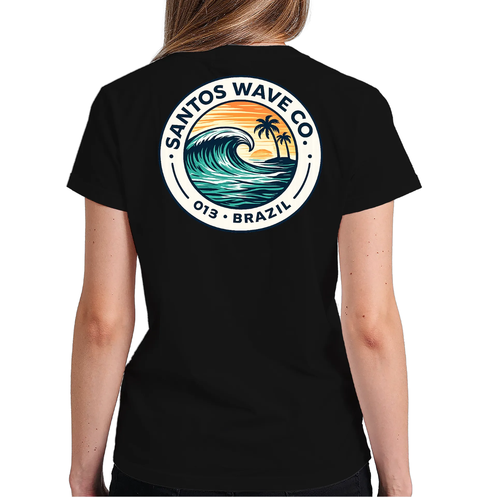 Camiseta Surf Wave Logo 100% Algodão - Imagem 6