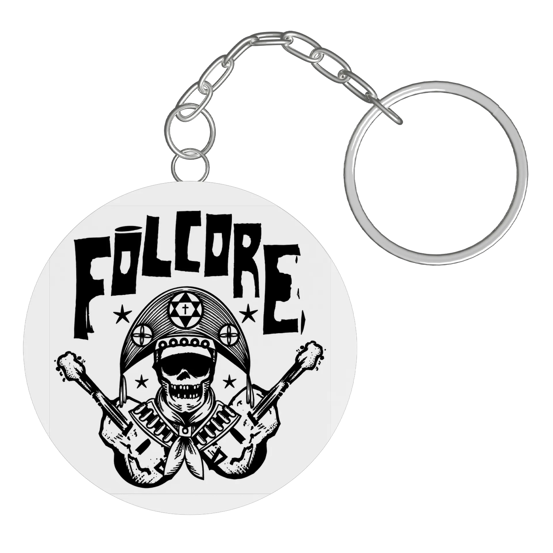 Chaveiro Folcore logo  de loja do Franklin — imagem 2 de 3