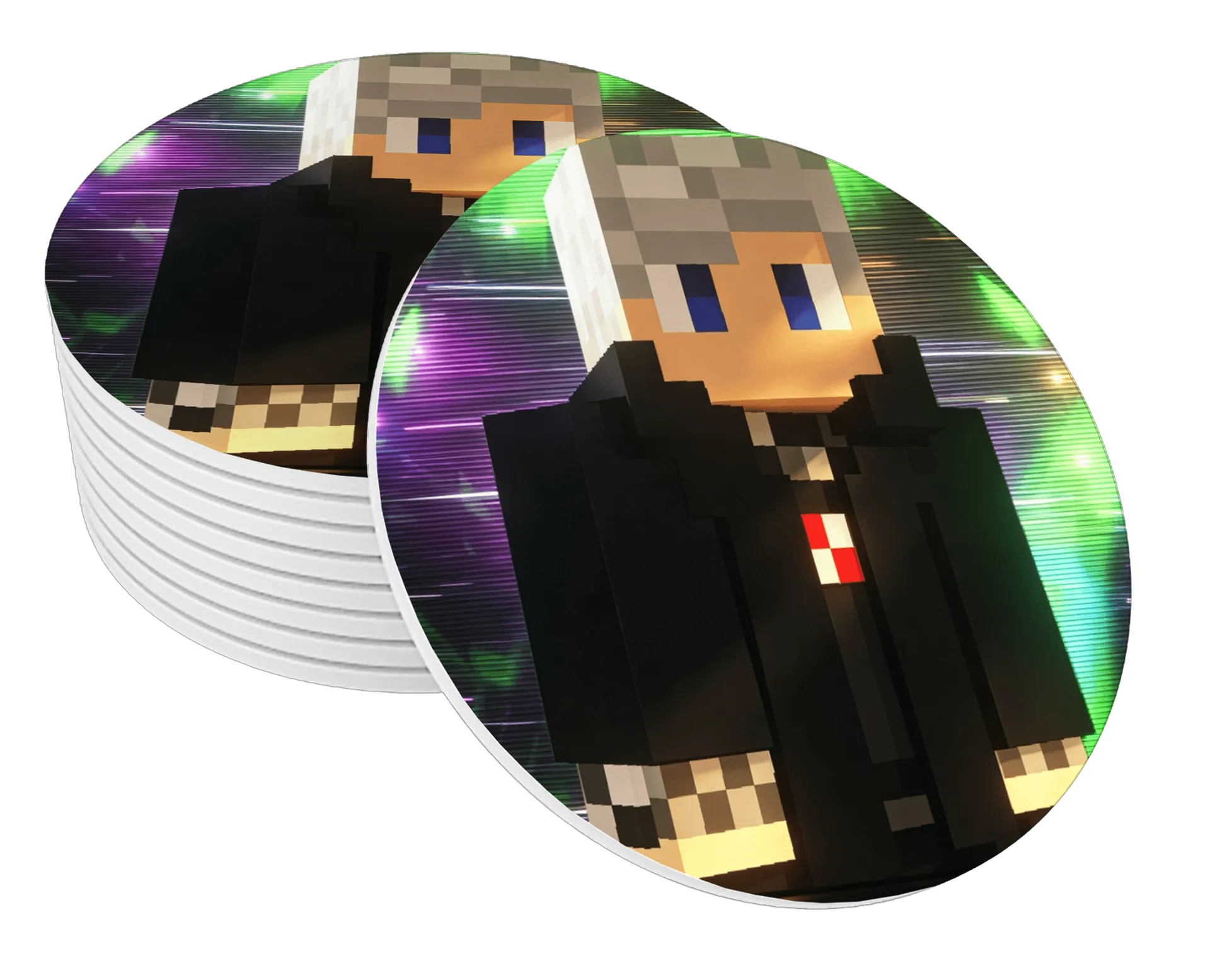 Porta-copo MDF - GF10 Deluxe Edition 10x10cm de GabrielFalcon10