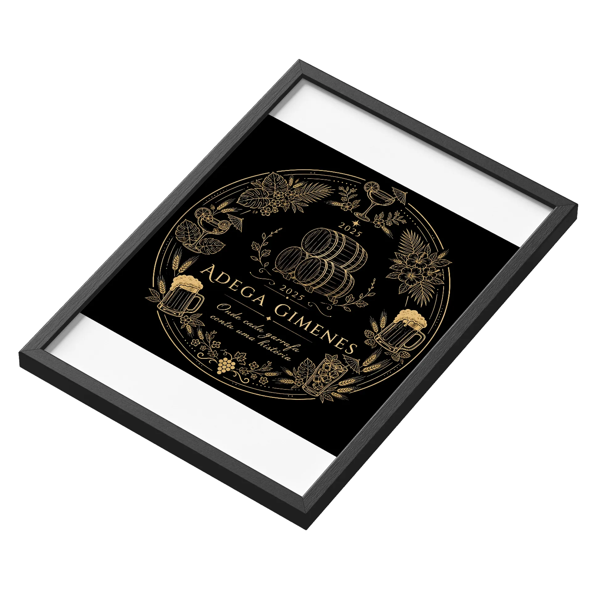 Quadro A3 personalizado Com Vidro - Imagem 3