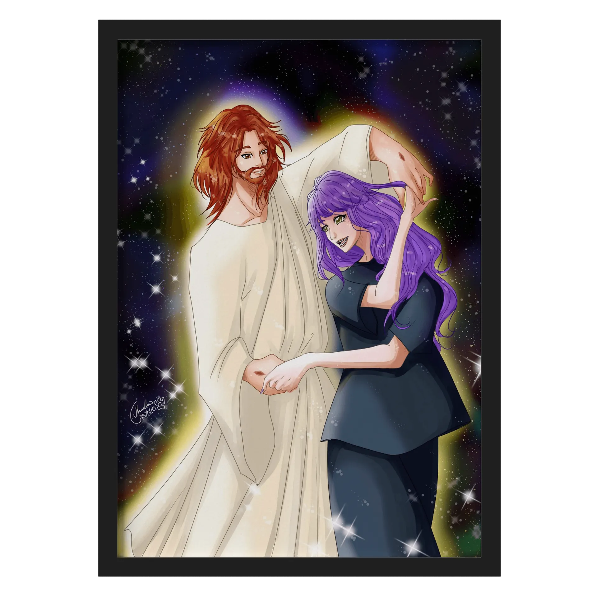 Quadro Dance comigo Jesus de Esther — imagem 1 de 3
