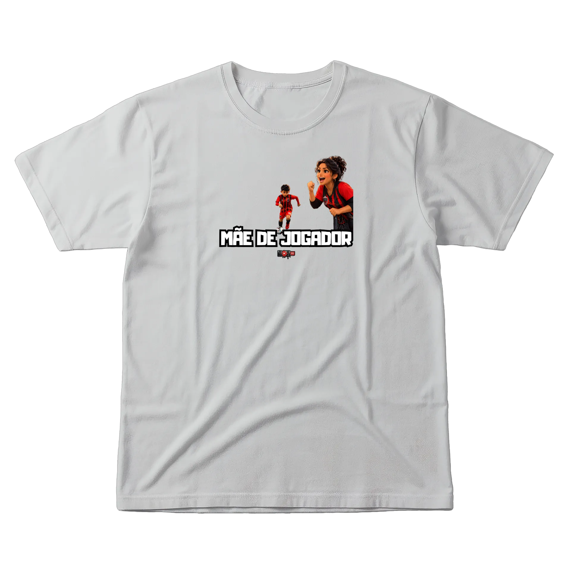 Camiseta Mãe de Jogador Branca - Imagem 1