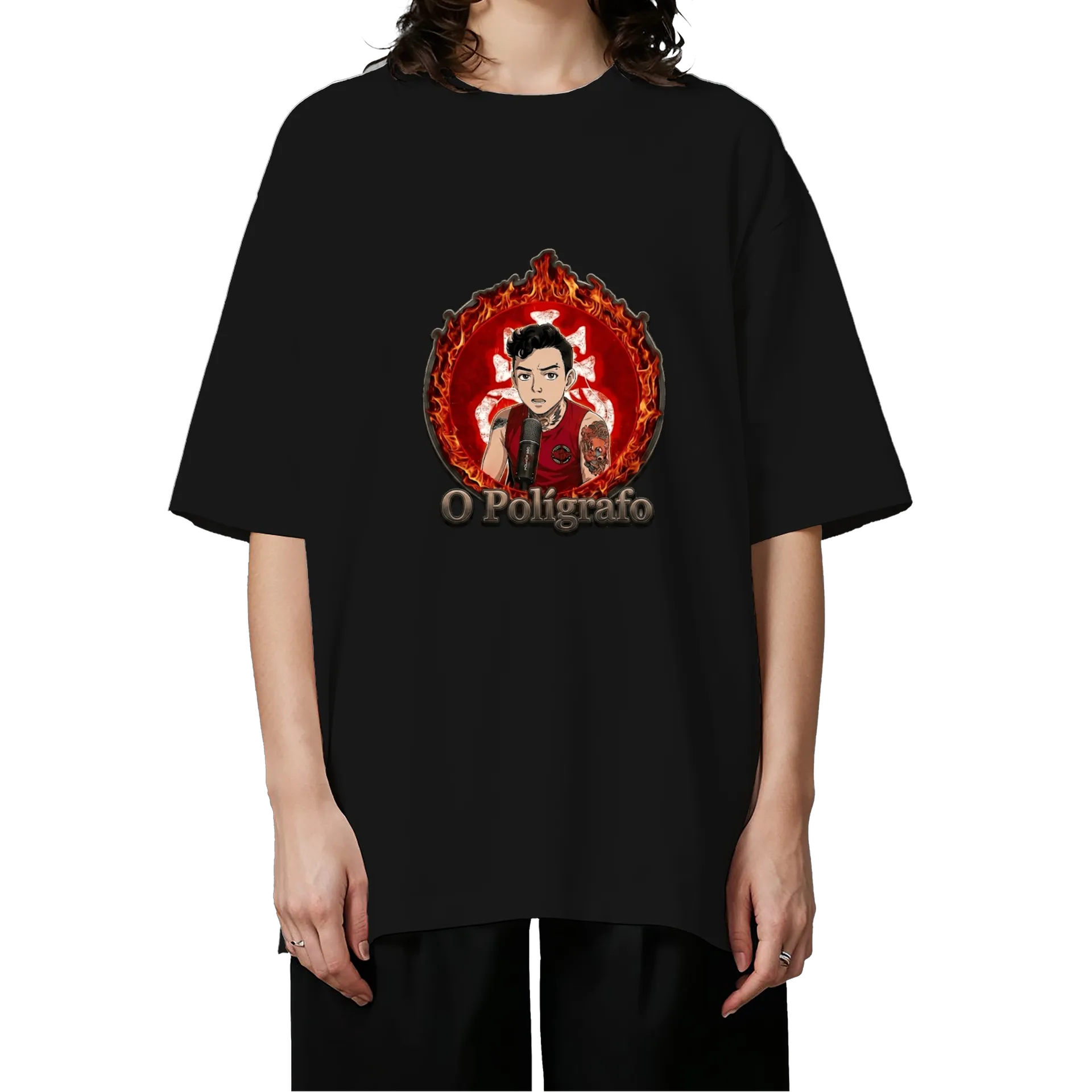 Camiseta Oversized polígrafo - Imagem 3