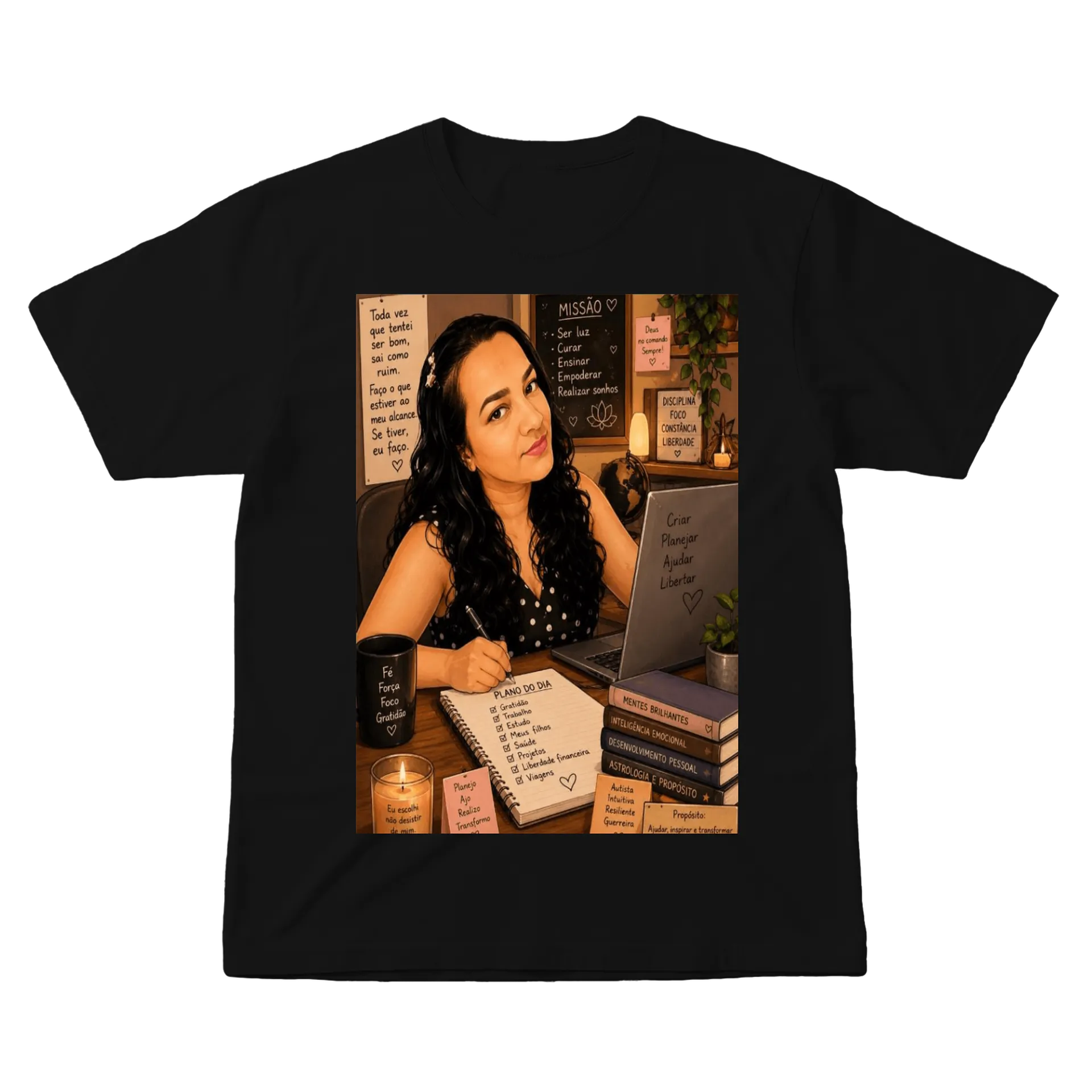 Camiseta personalizada de adrianna — imagem 1 de 6