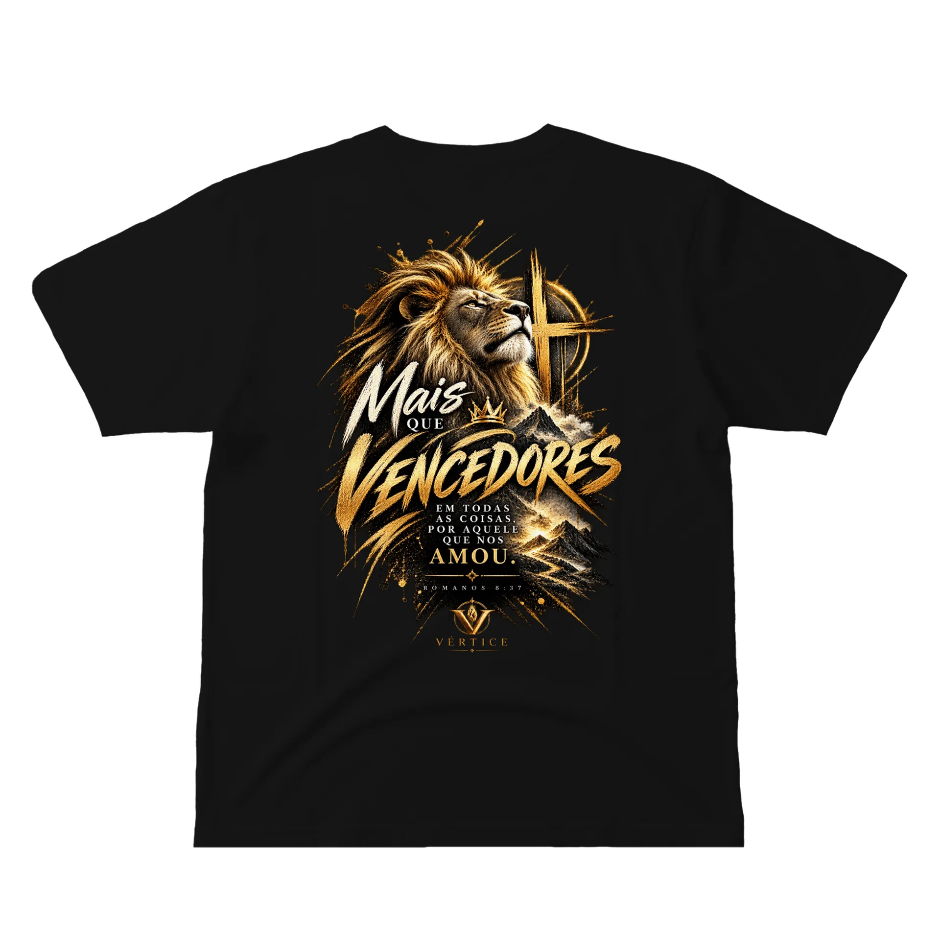 Camiseta unissex mais que vencedores  de Vértice — imagem 2 de 6