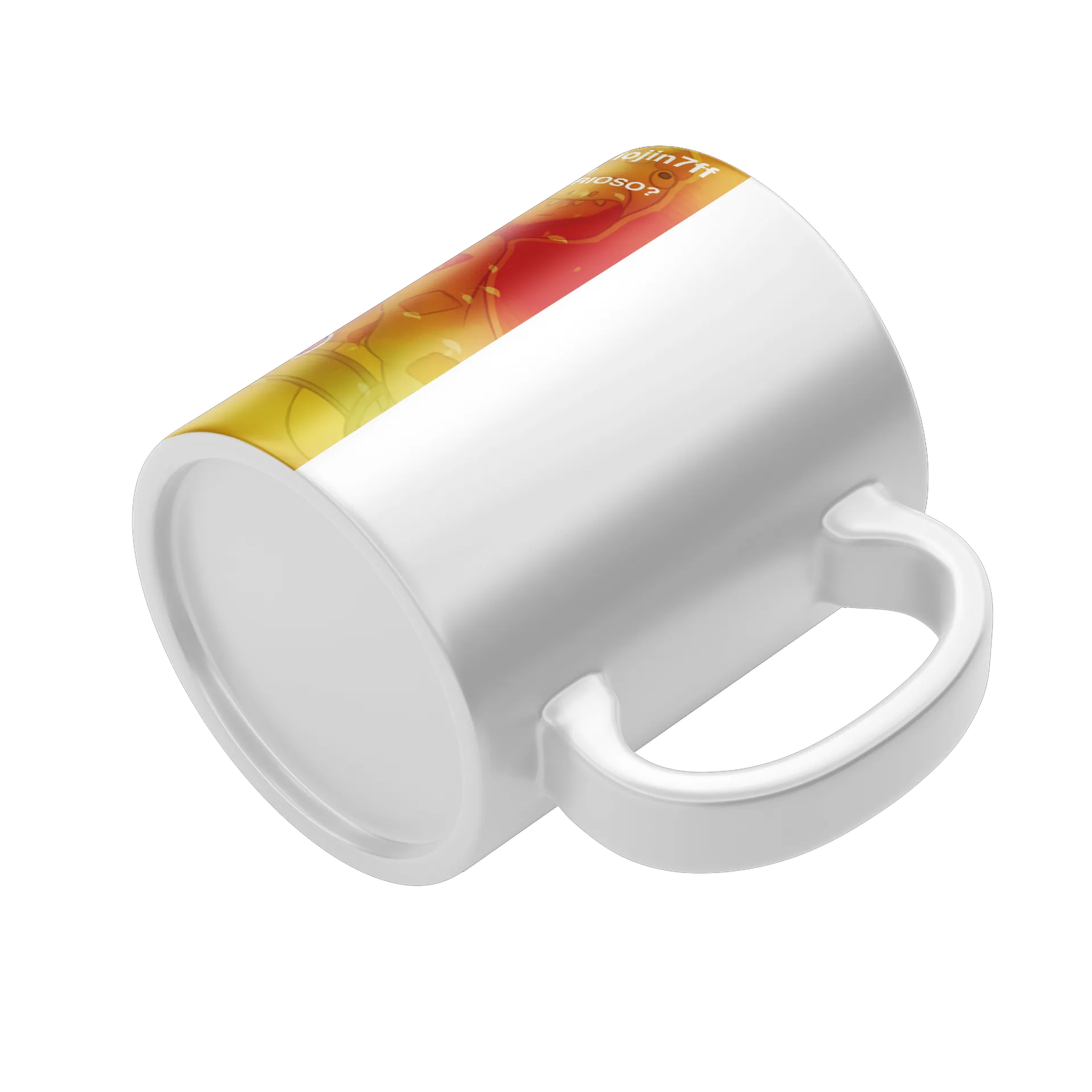 Caneca Porcelana Personagens Coloridos Miojin7ff 325ml - Imagem 4