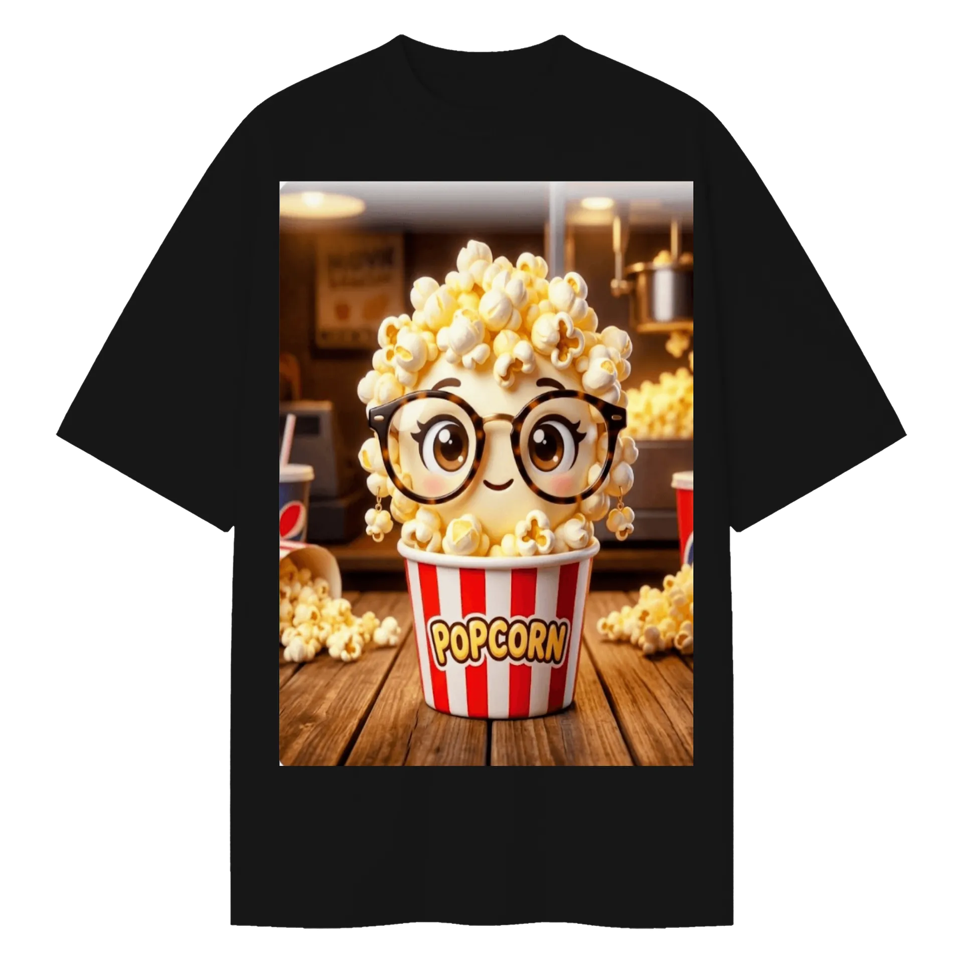 Camiseta Oversized Estampa Personalizada 50% Poliéster 50% - Imagem 1