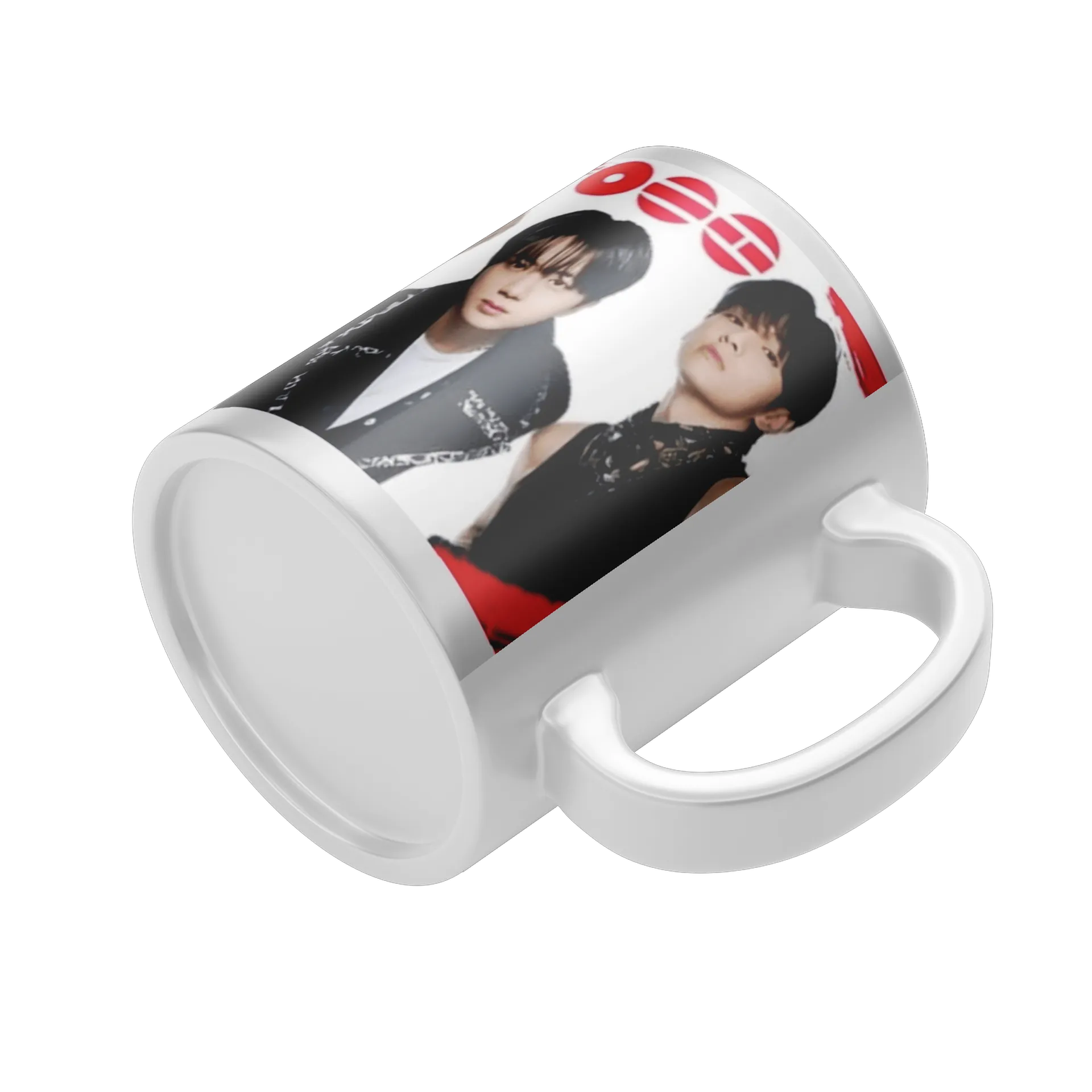 Caneca Porcelana Estampa Grupo BTS 325ml - Imagem 4