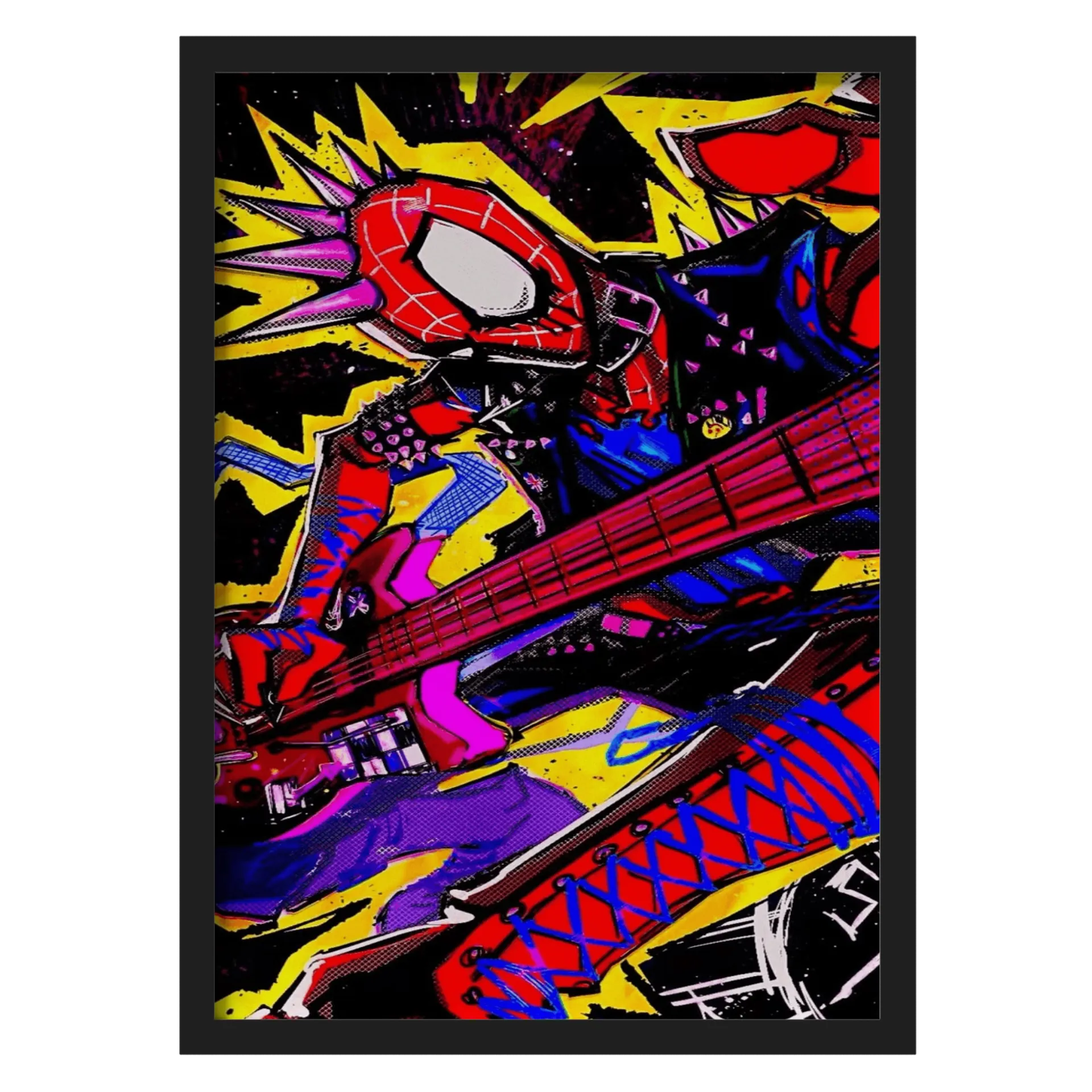 Quadro Homem Aranha Phonk A3 com Vidro MDF e Vidro de Morpheus_ofc — imagem 1 de 3