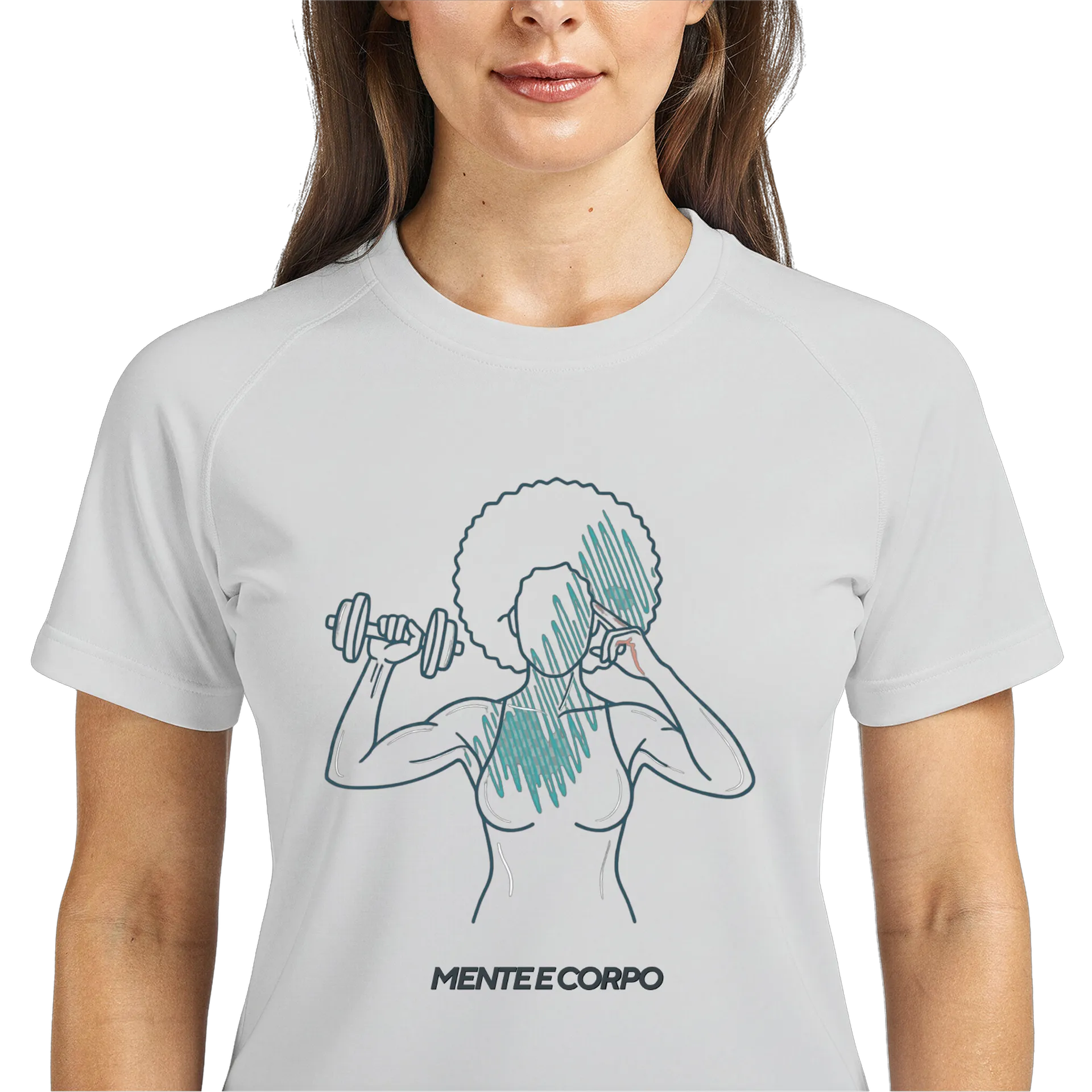 Camiseta DryFit Black-Power - Imagem 3