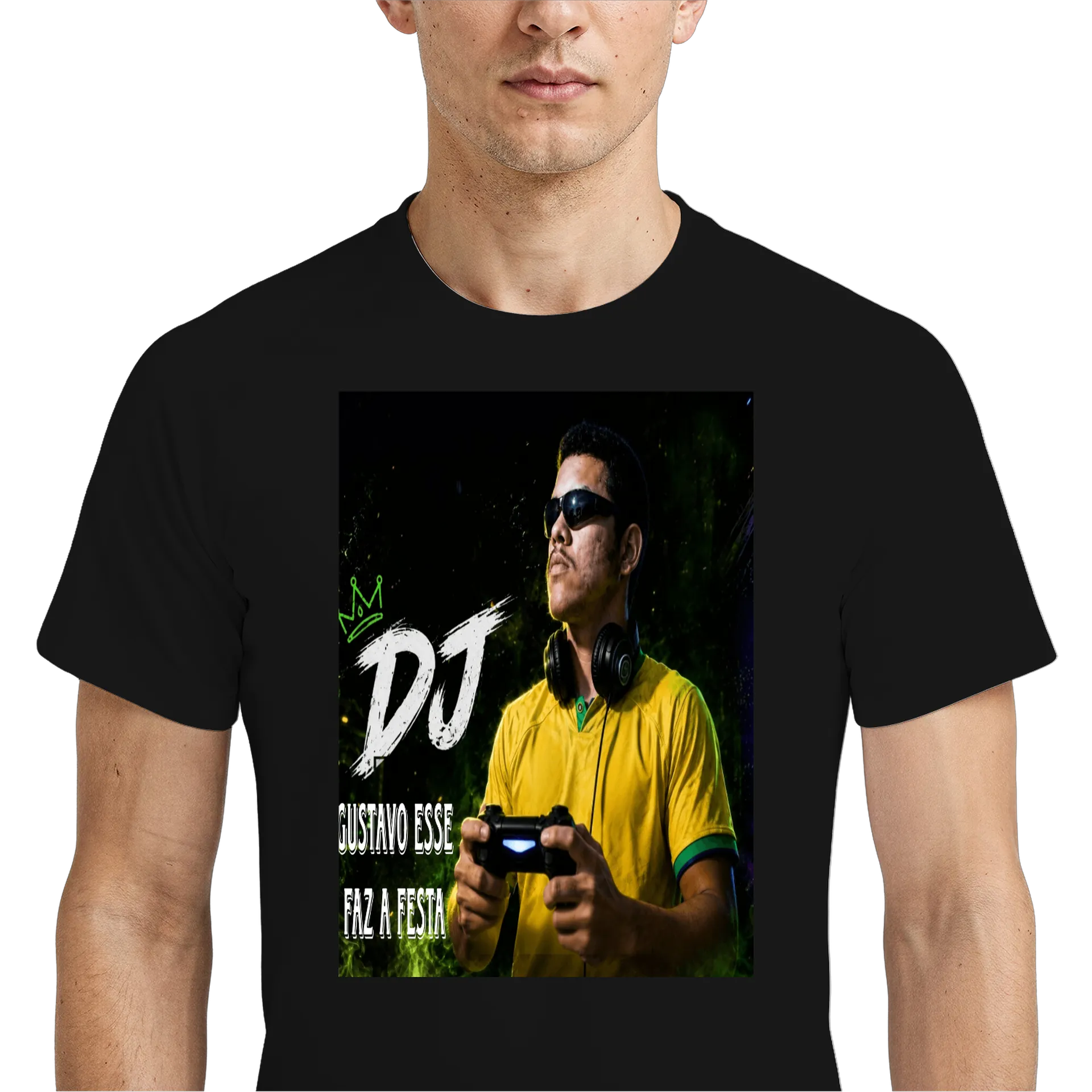 Camiseta DryFit de DJ Gustavo Esse Faz a Festa Store 🛍️ — imagem 4 de 6