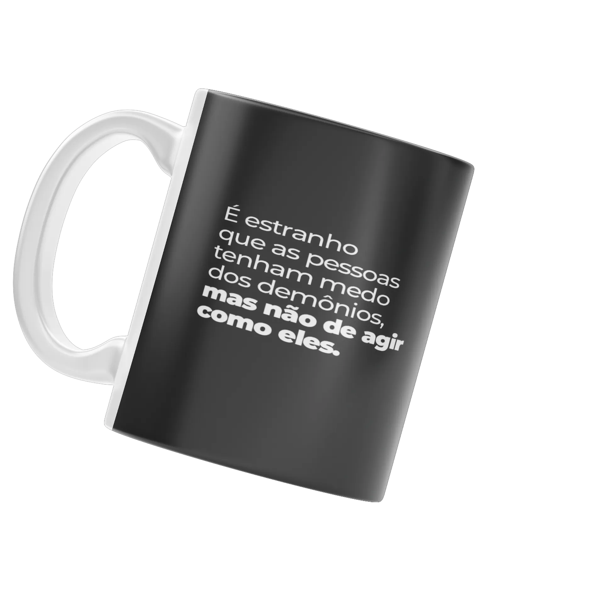 Caneca Poesia Minimalista Branco 325ml - Imagem 4