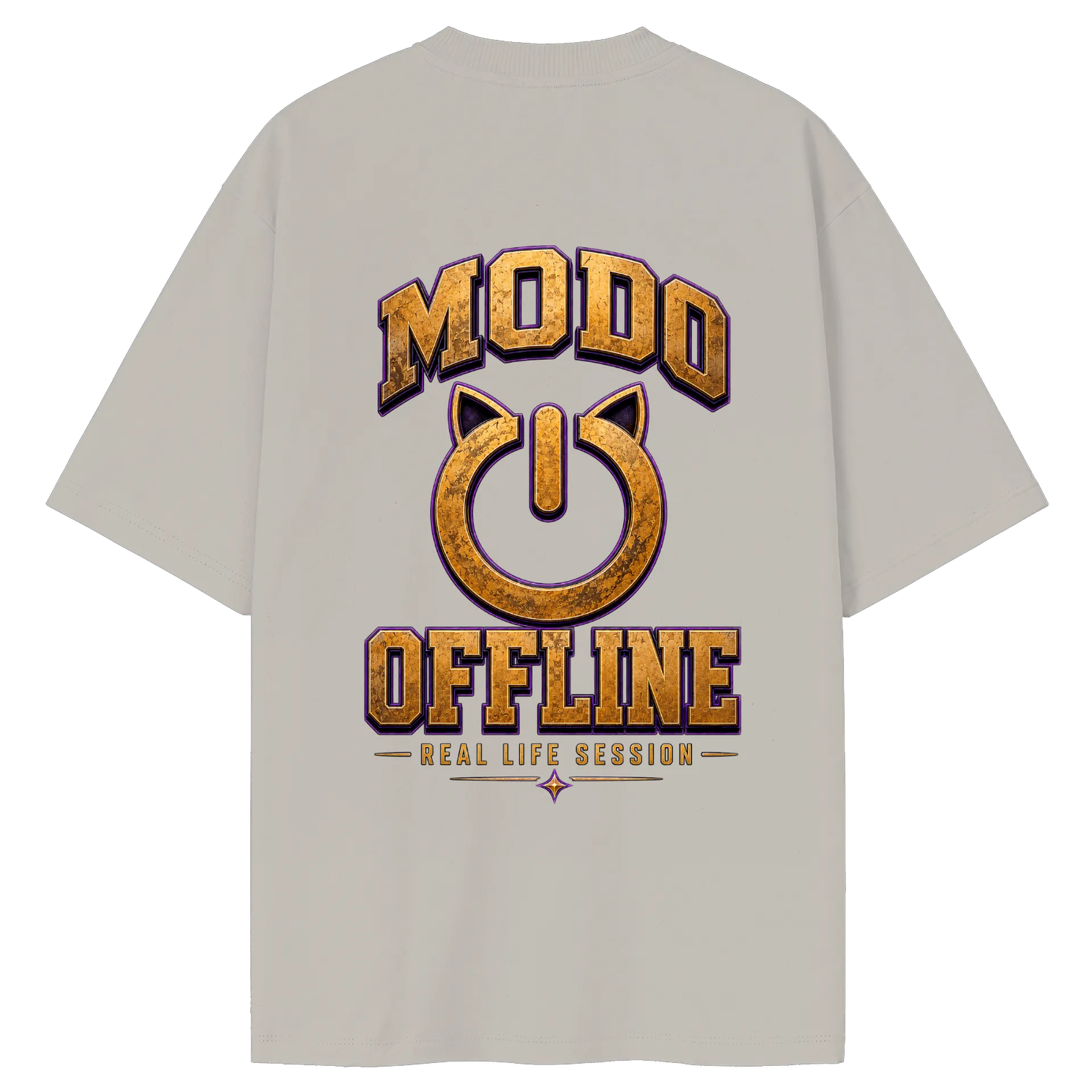 Camiseta Oversized Gamer Modo Offline de HeyBastet — imagem 2 de 6