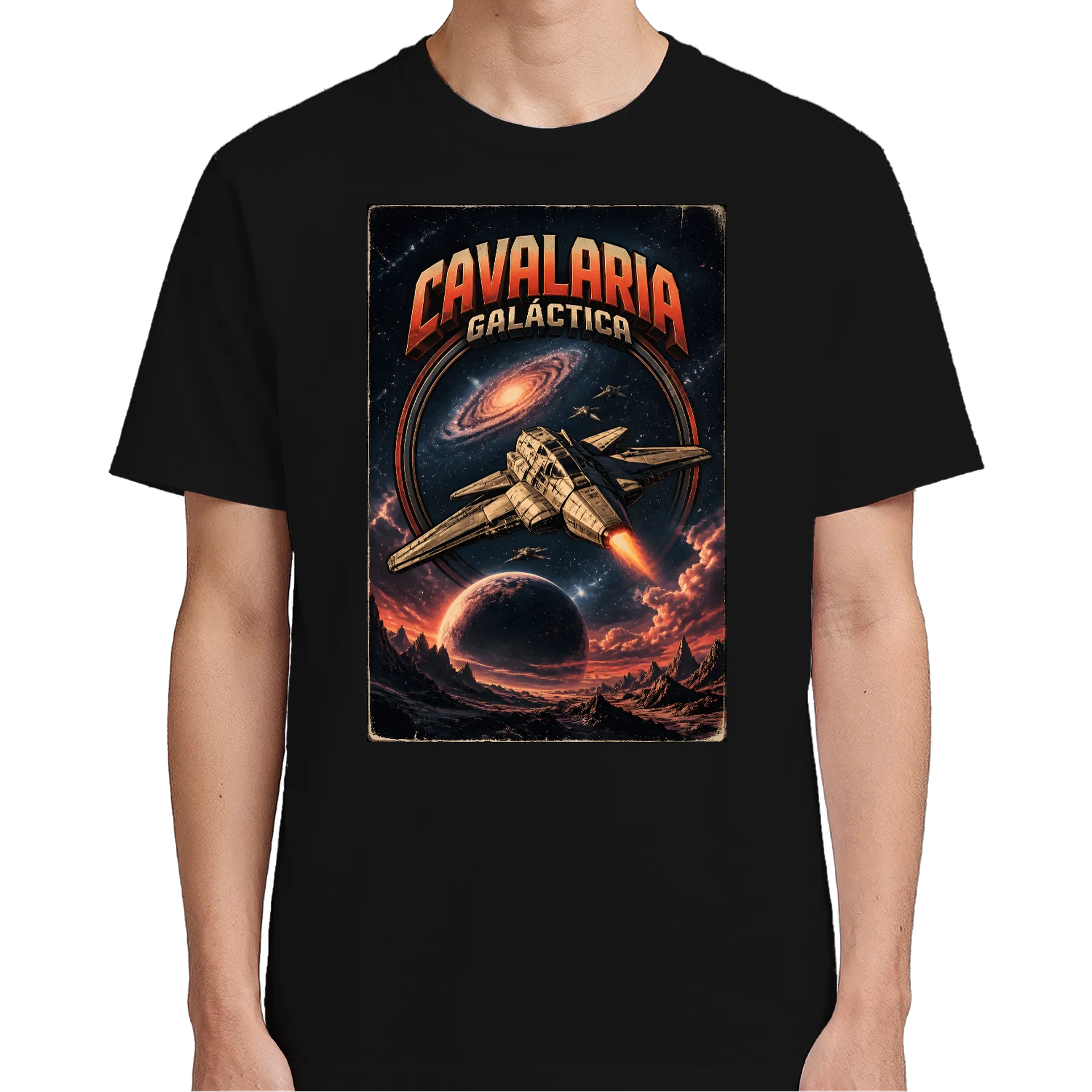 Camiseta Cavalaria Galáctica_v1 de Construindo Novo Humano — imagem 4 de 6