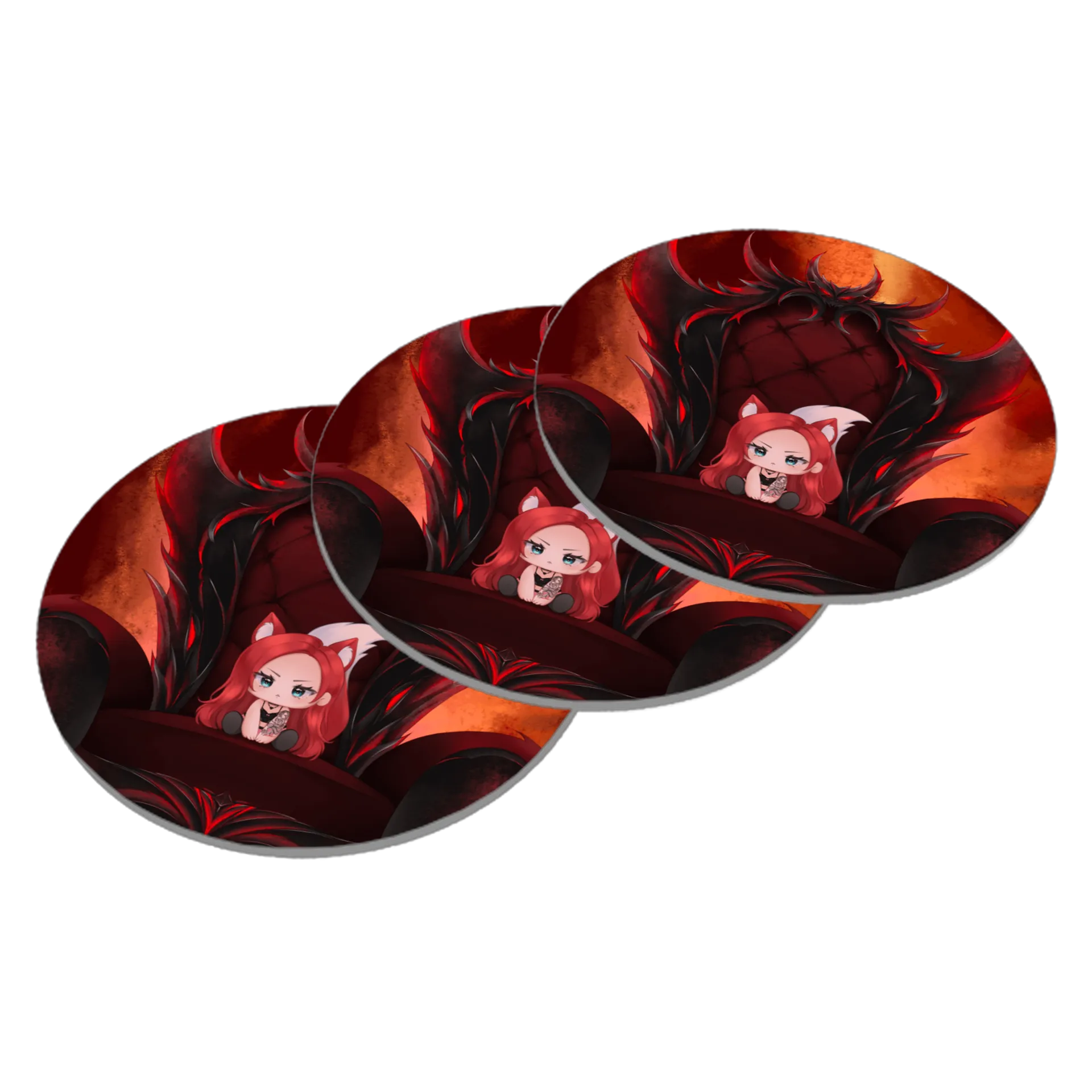 Porta-copos Mermaid 🩷 Pure Evil Collection 👿 - Imagem 2