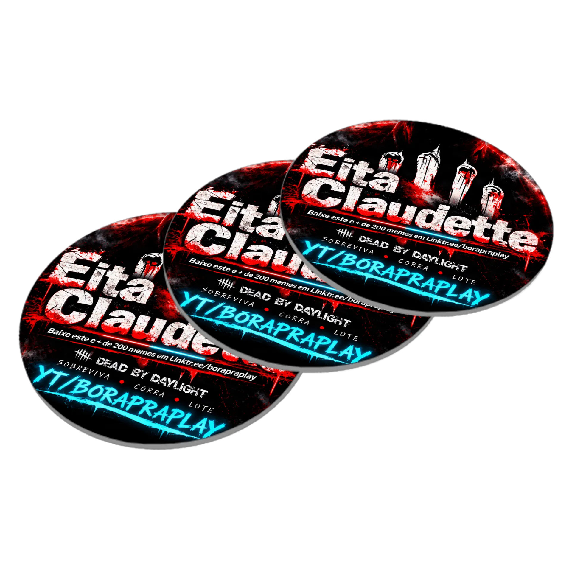 Eita Claudette Porta-copos personalizado de BoraPraPlay — imagem 2 de 3