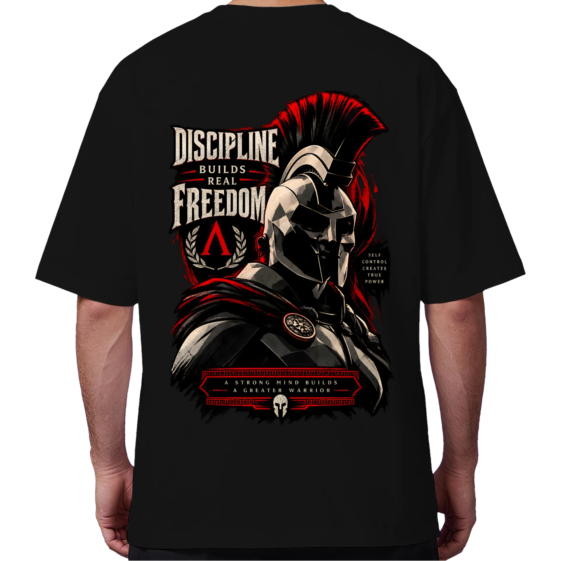 Camiseta Oversized Guerreiro Espartano - Imagem 6