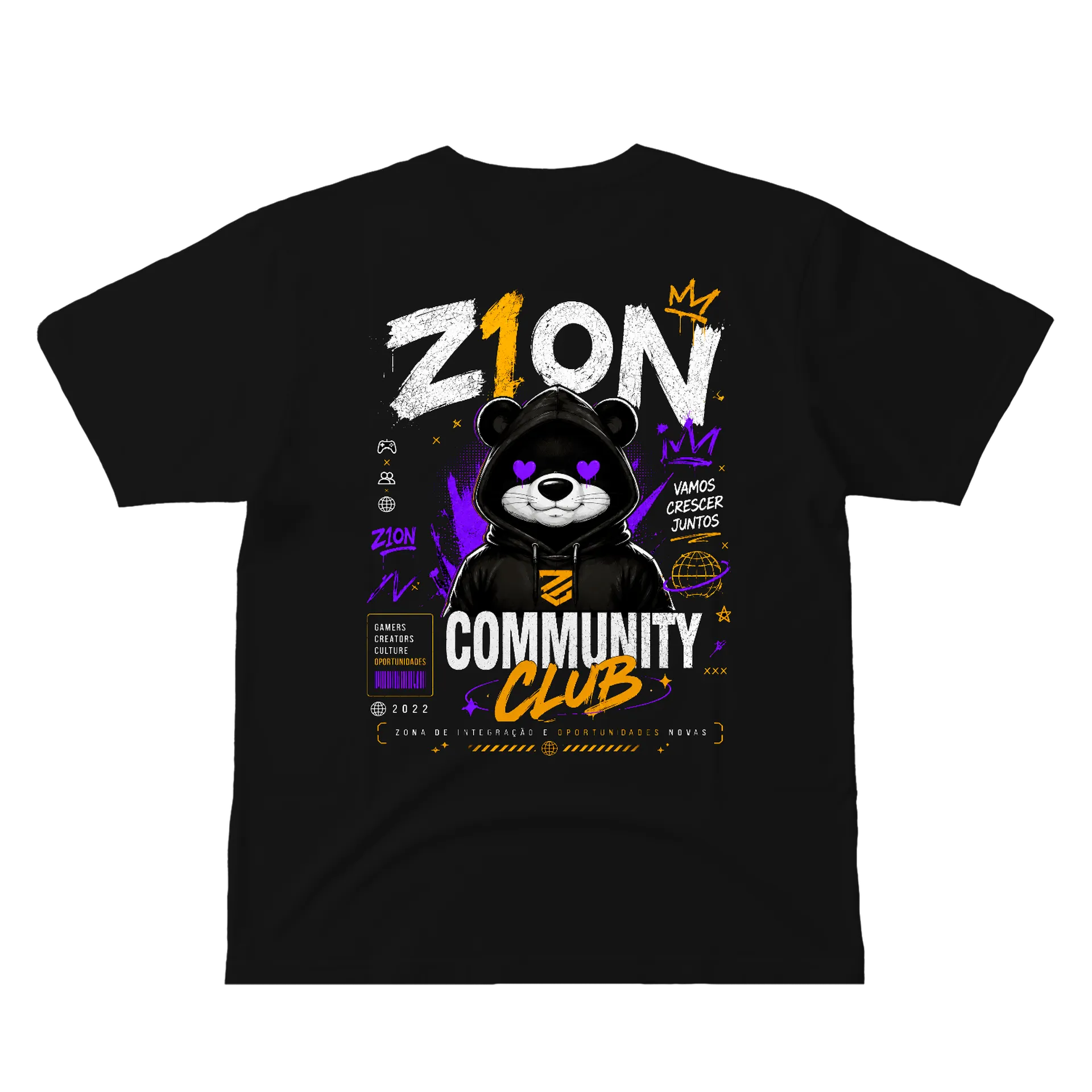 Camiseta Urso com Capa Z1ON 100% Algodão de Z1ON