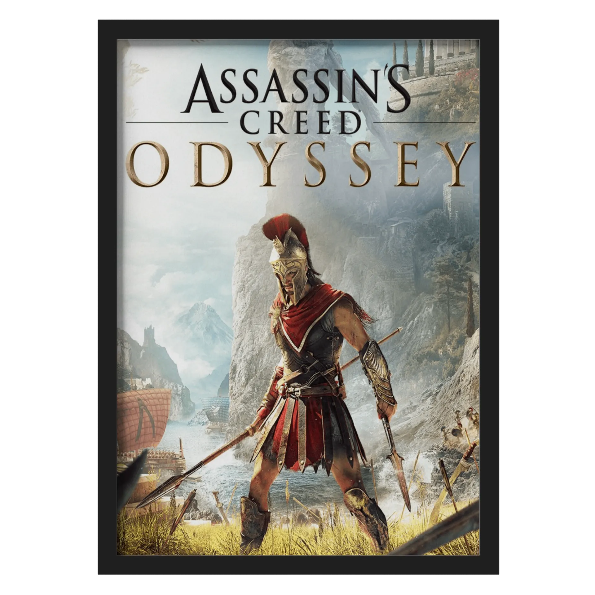 Quadro a3 de vidro do jogo assassin’s creed - Imagem 1