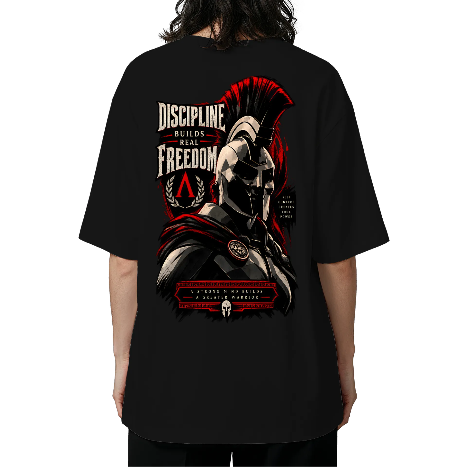 Camiseta Oversized Guerreiro Espartano - Imagem 5