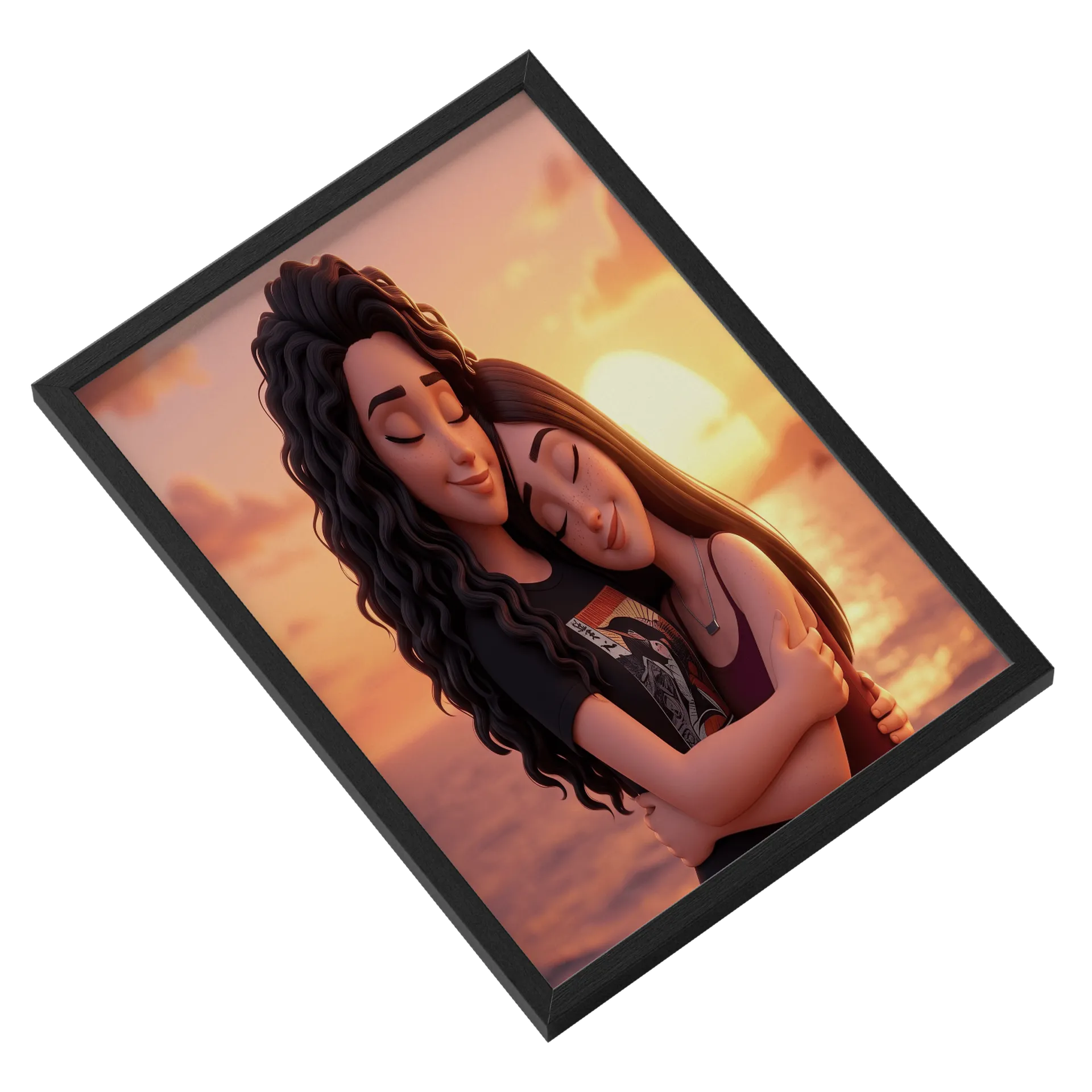 Quadro A3 personalizado Com Vidro de Dani — imagem 2 de 3