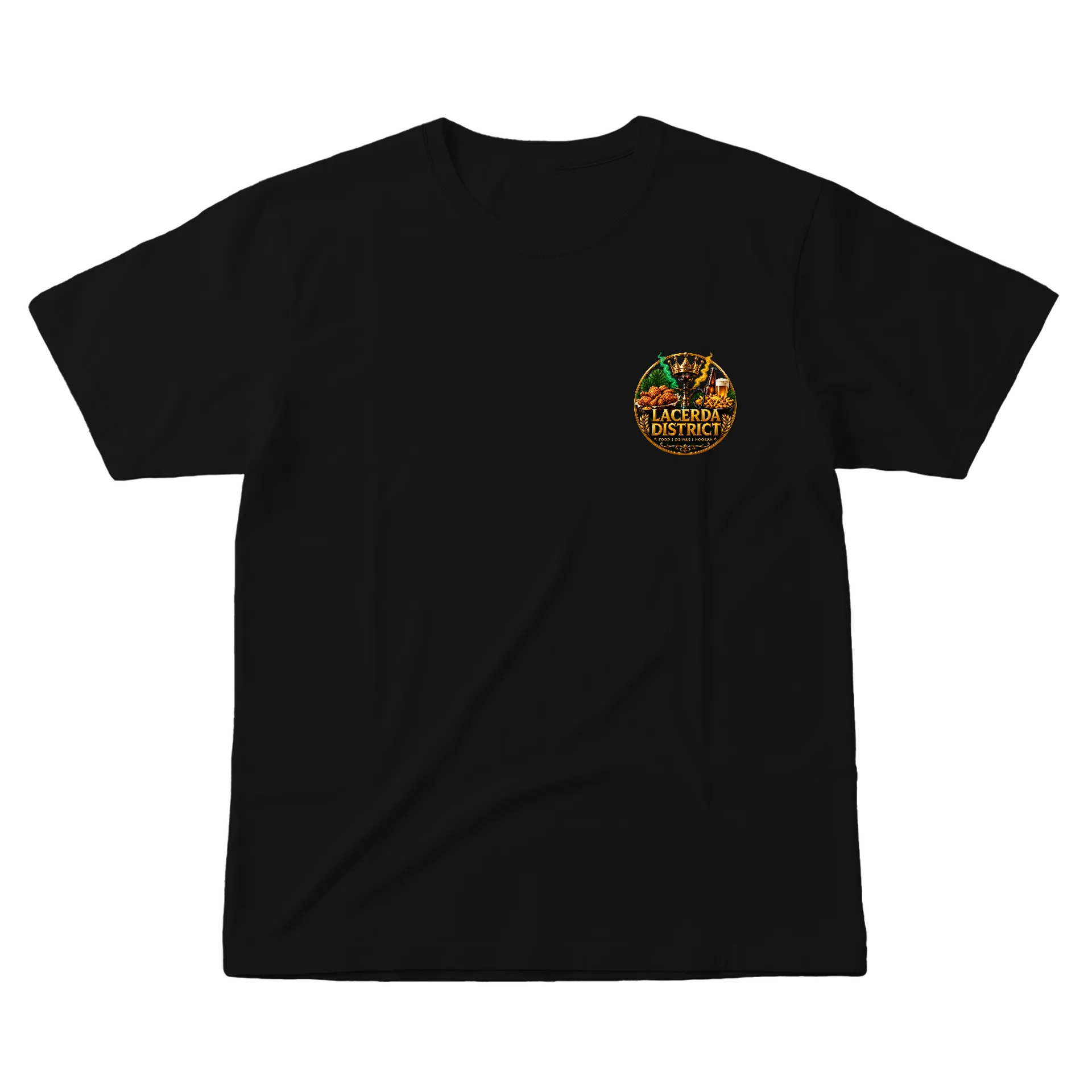 Camiseta Estampa Streamer Neon Preta 100% Algodão de Universe Garage — imagem 2 de 6
