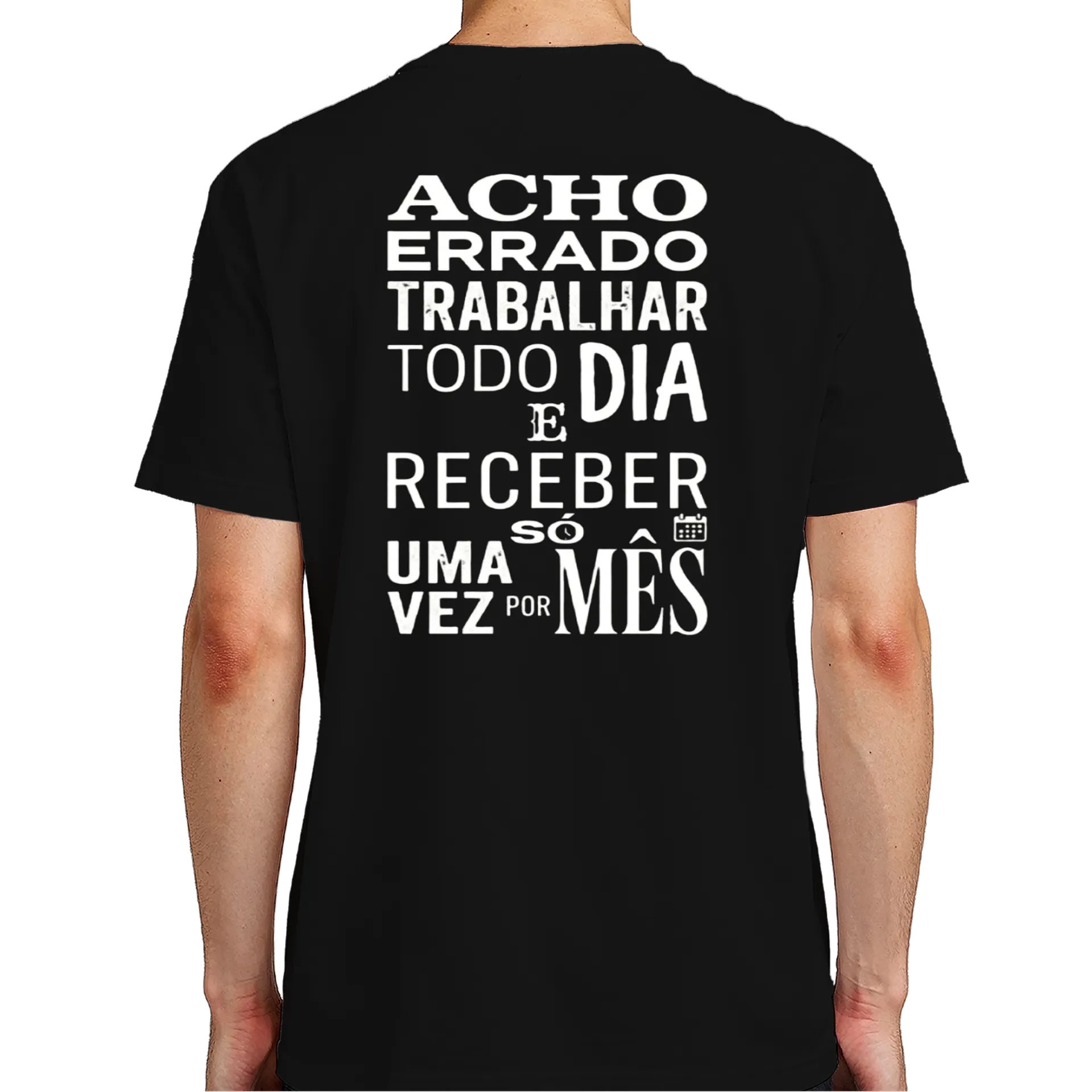 Camiseta Tipográfica ACHO ERRADO 100% Algodão - Imagem 7