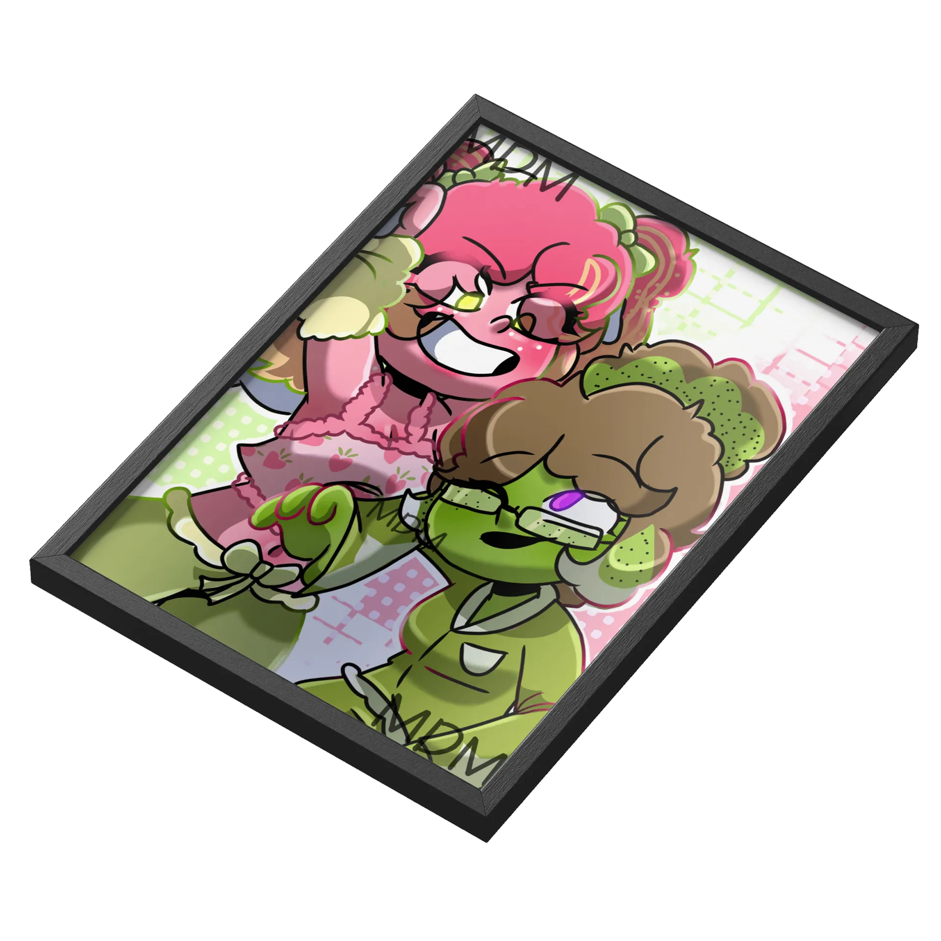 Quadro A3 Kelly & Molly de Mundo da Molly — imagem 3 de 3