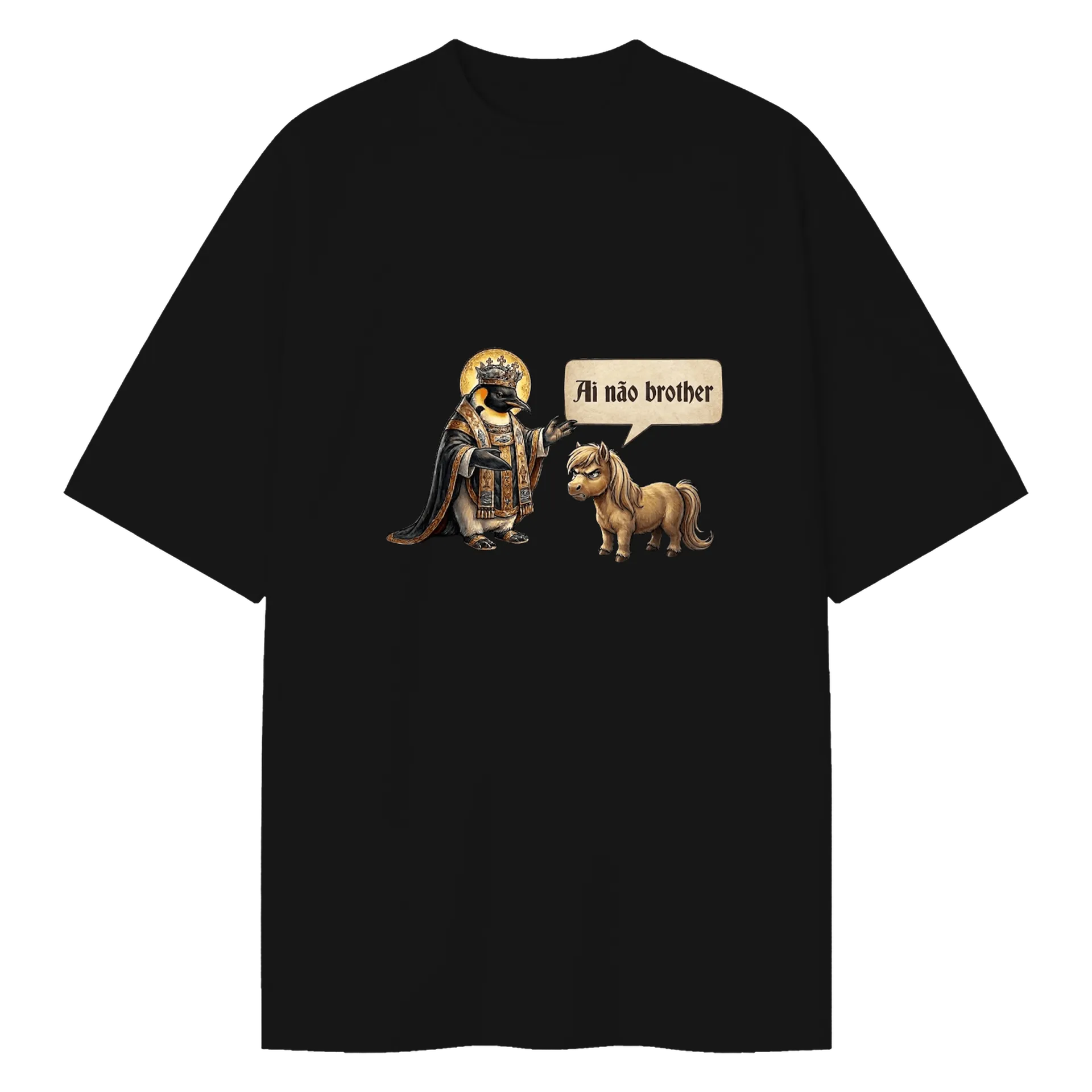 Camiseta Oversized poney - Imagem 1