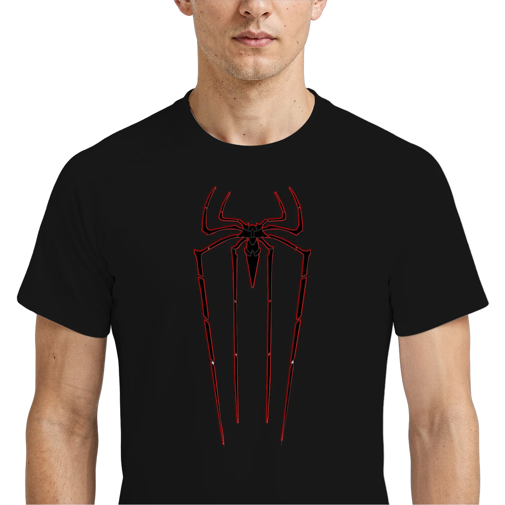 Camiseta Dry Fit Aranha Vermelha 100% Algodão - Imagem 4