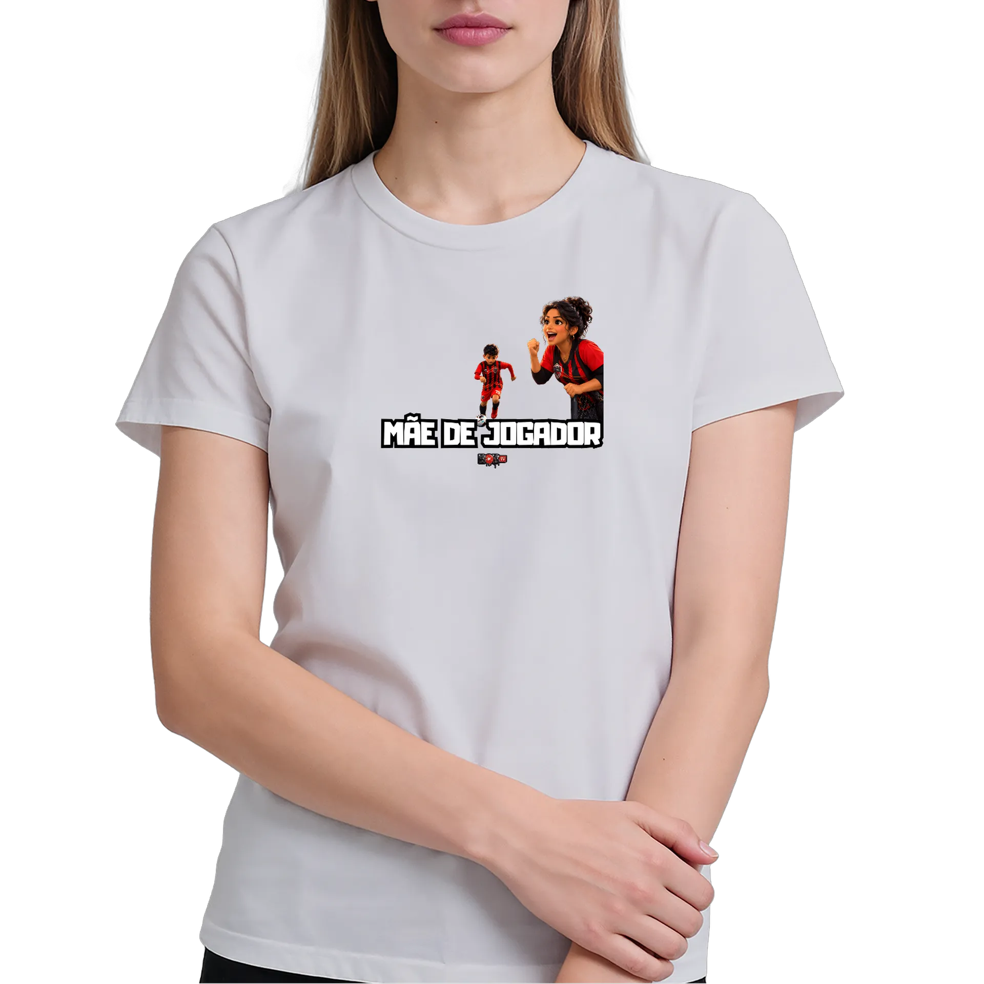 Camiseta Mãe de Jogador Branca - Imagem 3